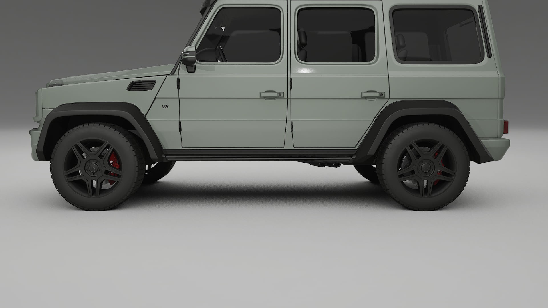 Mercedes G class 4x4 W463 TPU Lackskyddsfilm | SLATE Färgskiftande PPF – Komplett Förskuret Kit