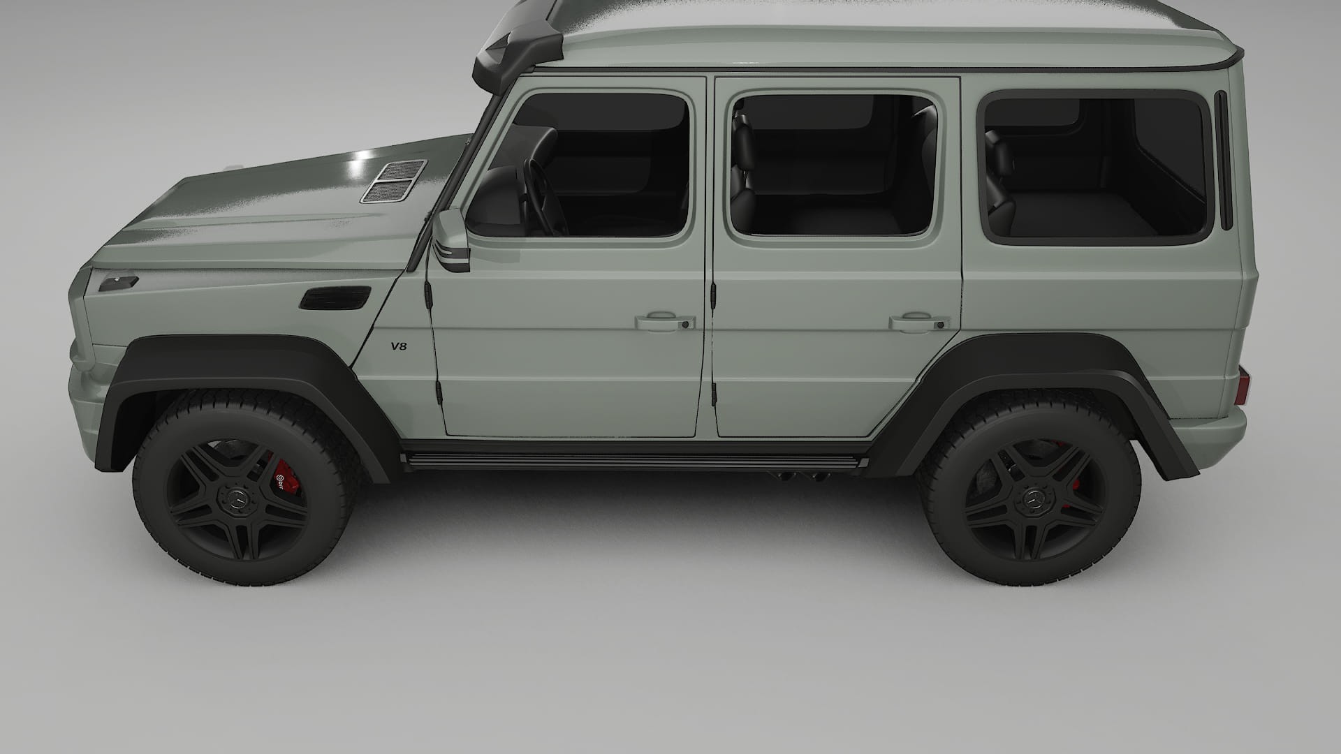 Mercedes G class 4x4 W463 TPU Lackskyddsfilm | SLATE Färgskiftande PPF – Komplett Förskuret Kit