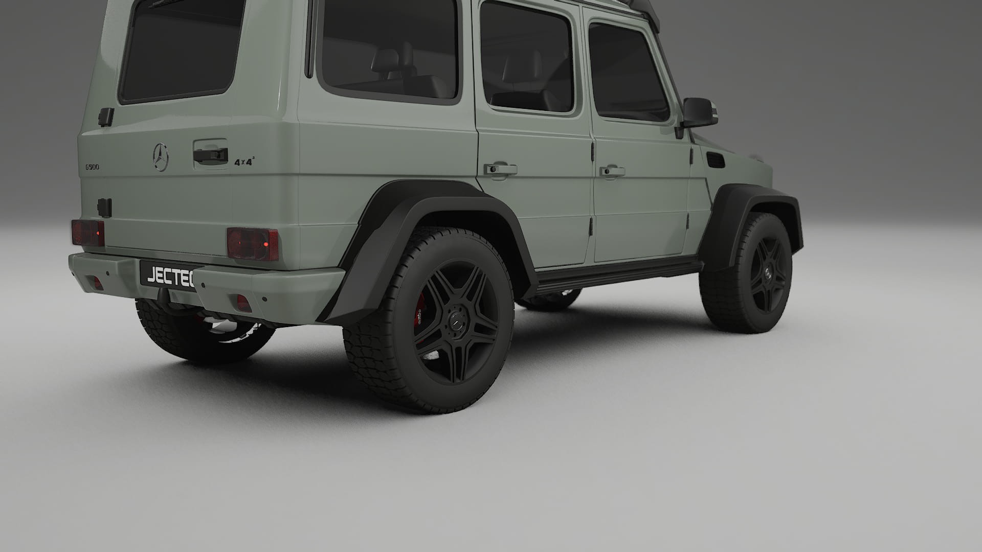 Mercedes G class 4x4 W463 TPU Lackskyddsfilm | SLATE Färgskiftande PPF – Komplett Förskuret Kit