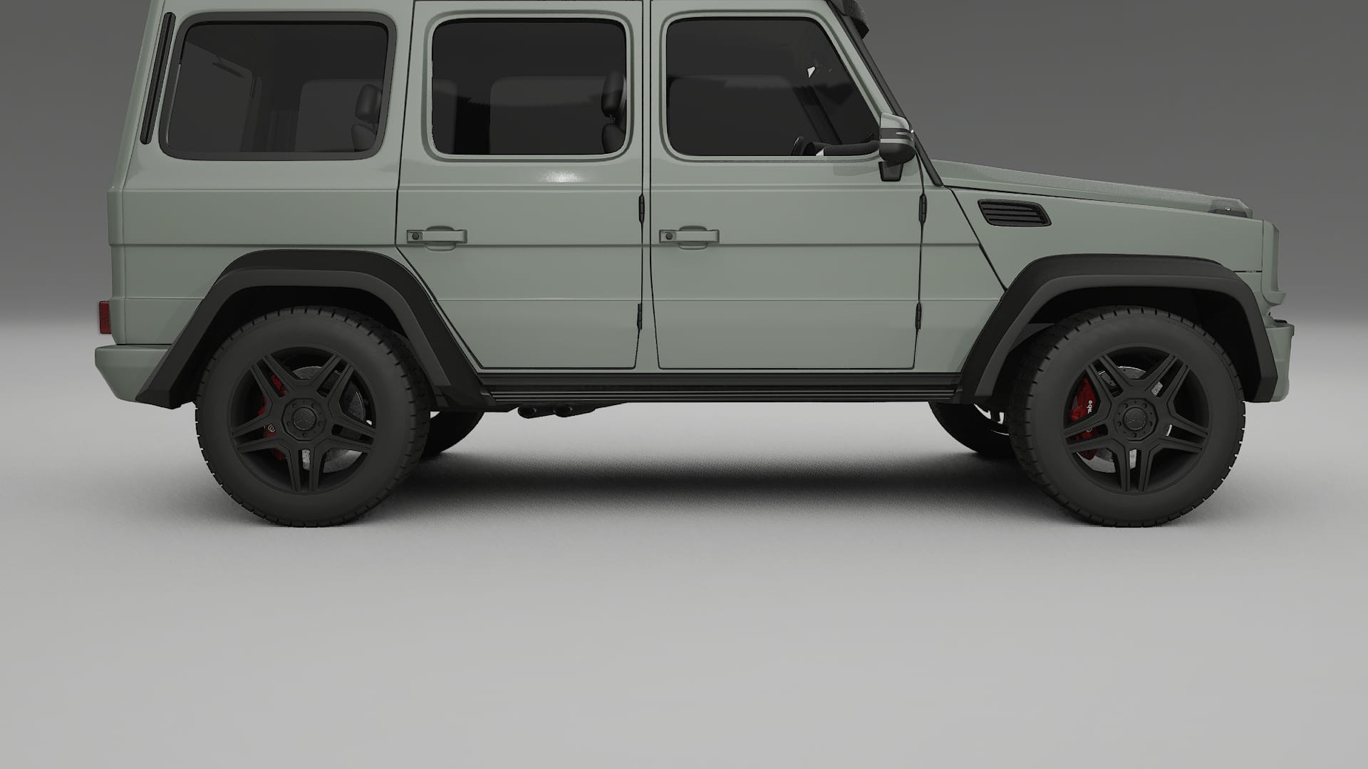 Mercedes G class 4x4 W463 TPU Lackskyddsfilm | SLATE Färgskiftande PPF – Komplett Förskuret Kit
