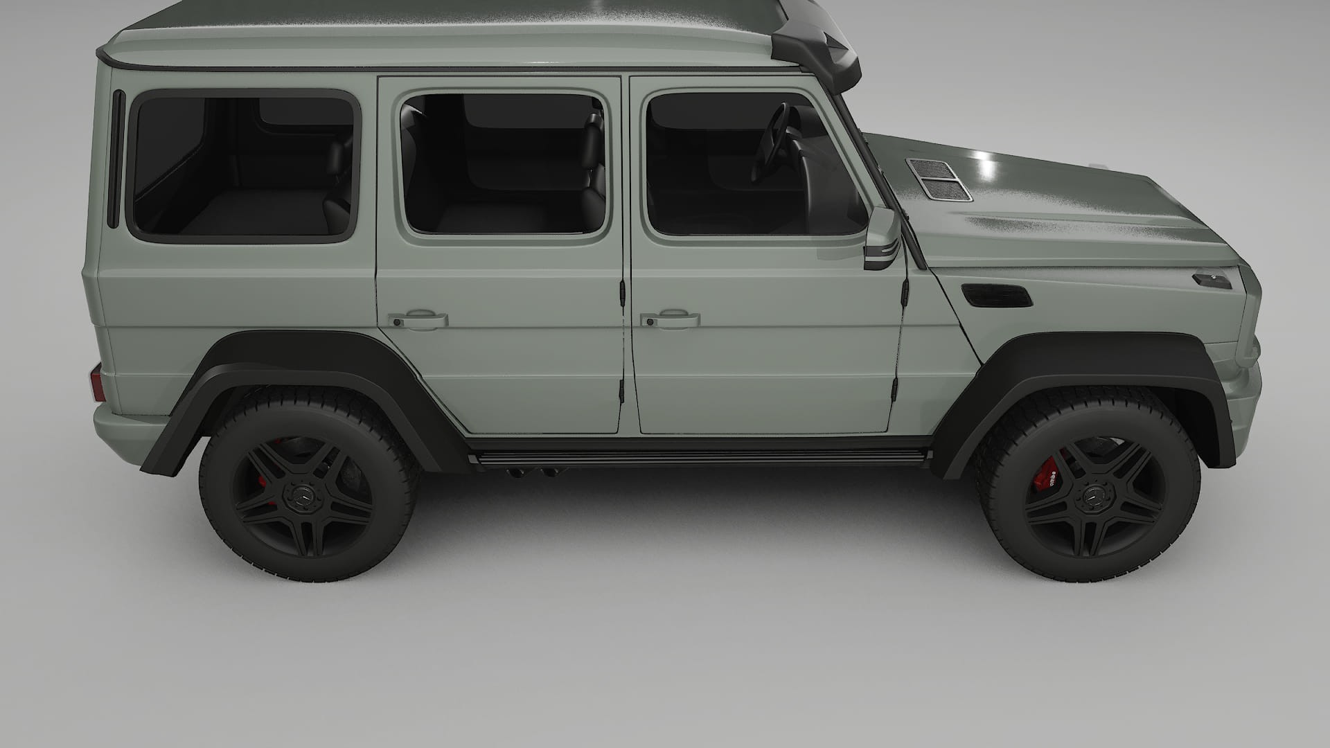 Mercedes G class 4x4 W463 TPU Lackskyddsfilm | SLATE Färgskiftande PPF – Komplett Förskuret Kit