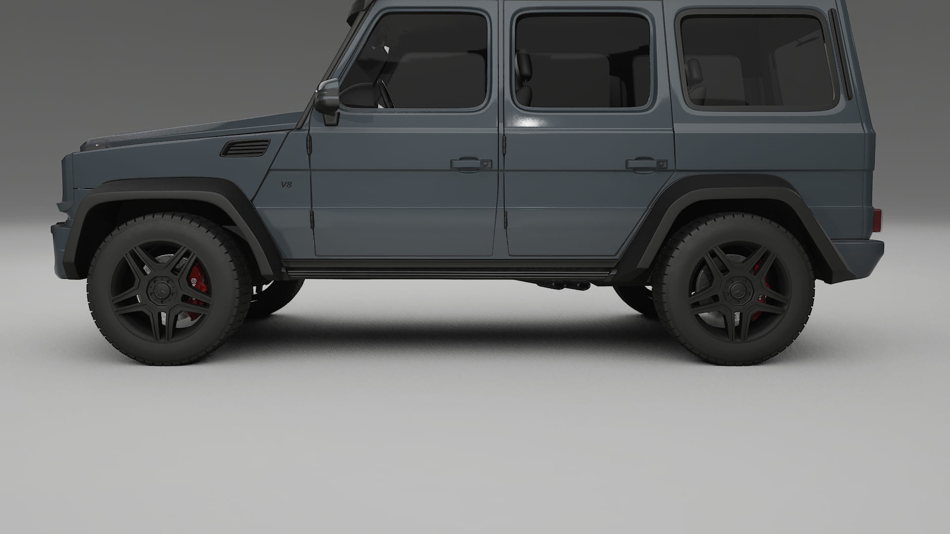 Mercedes G class 4x4 W463 TPU Lackskyddsfilm | GRANITE Färgskiftande PPF – Komplett Förskuret Kit