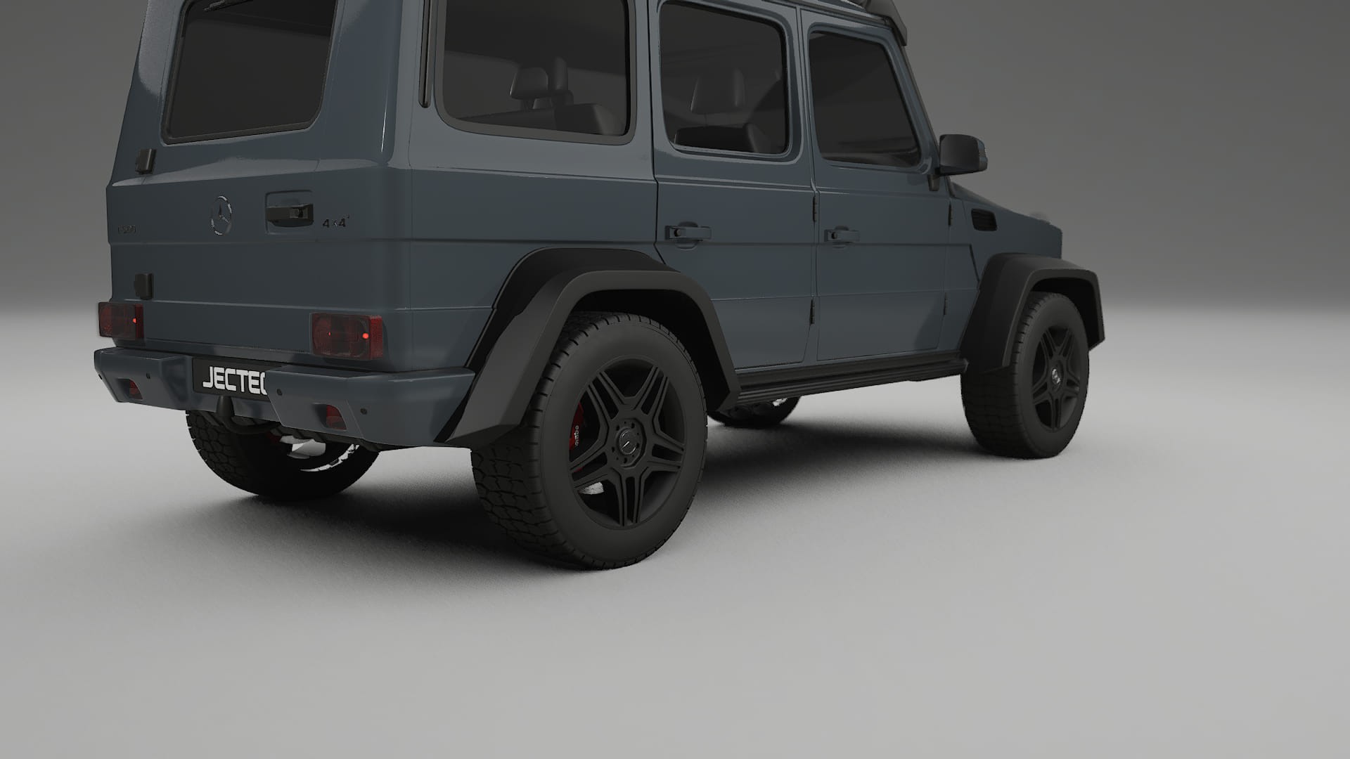 Mercedes G class 4x4 W463 TPU Lackskyddsfilm | GRANITE Färgskiftande PPF – Komplett Förskuret Kit