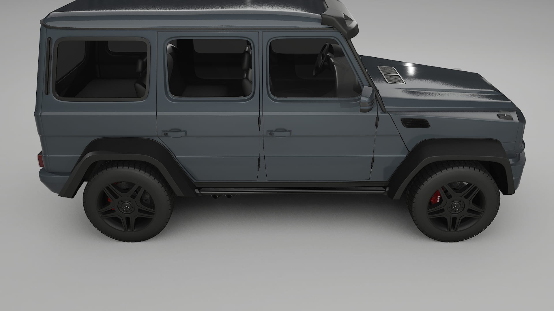 Mercedes G class 4x4 W463 TPU Lackskyddsfilm | GRANITE Färgskiftande PPF – Komplett Förskuret Kit