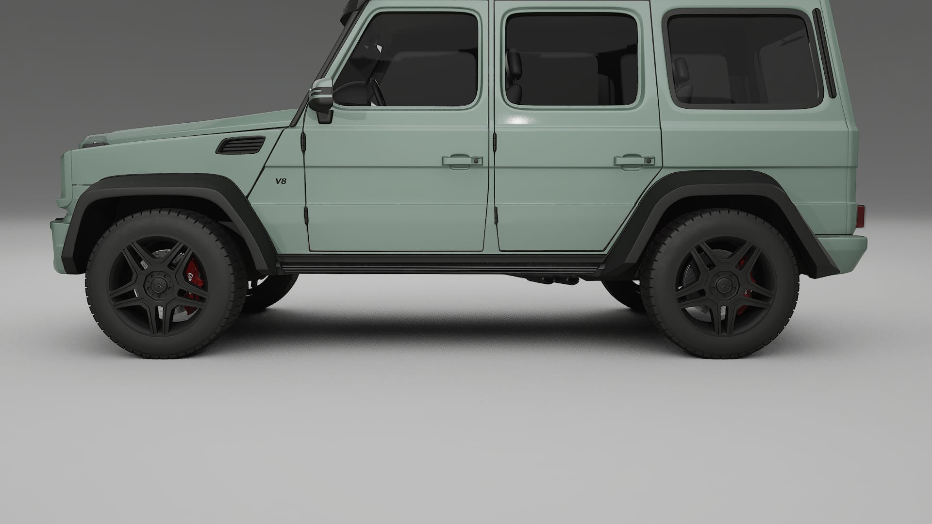 Mercedes G class 4x4 W463 TPU Lackskyddsfilm | CINDER Färgskiftande PPF – Komplett Förskuret Kit