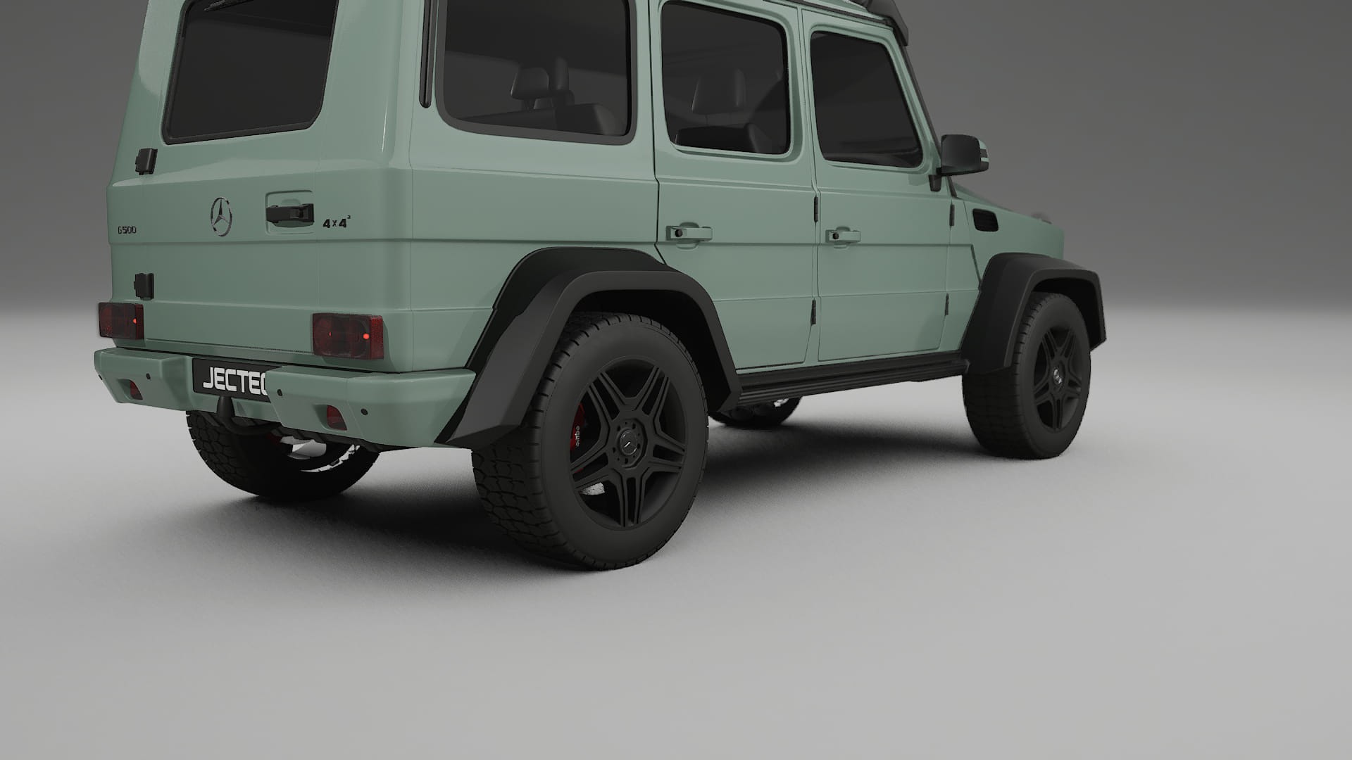 Mercedes G class 4x4 W463 TPU Lackskyddsfilm | CINDER Färgskiftande PPF – Komplett Förskuret Kit