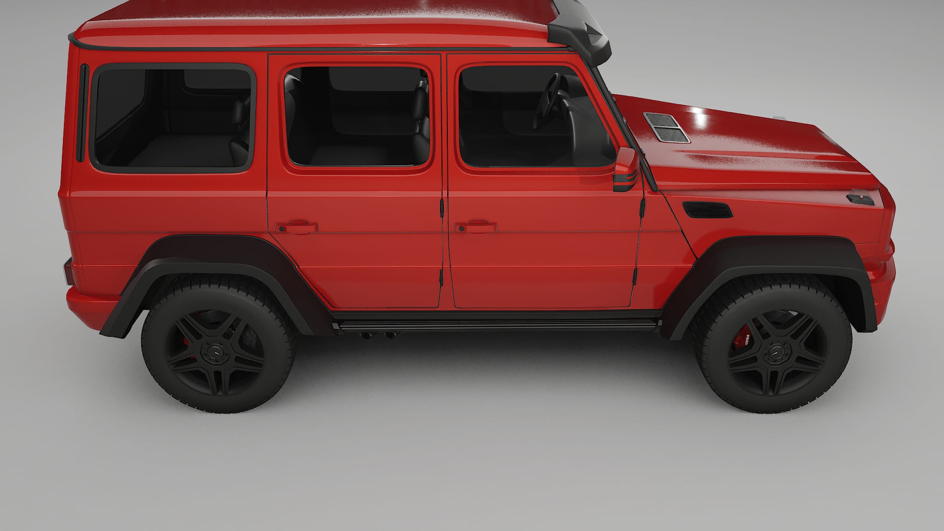 Mercedes G class 4x4 W463 TPU Lackskyddsfilm | BLAZE Färgskiftande PPF – Komplett Förskuret Kit