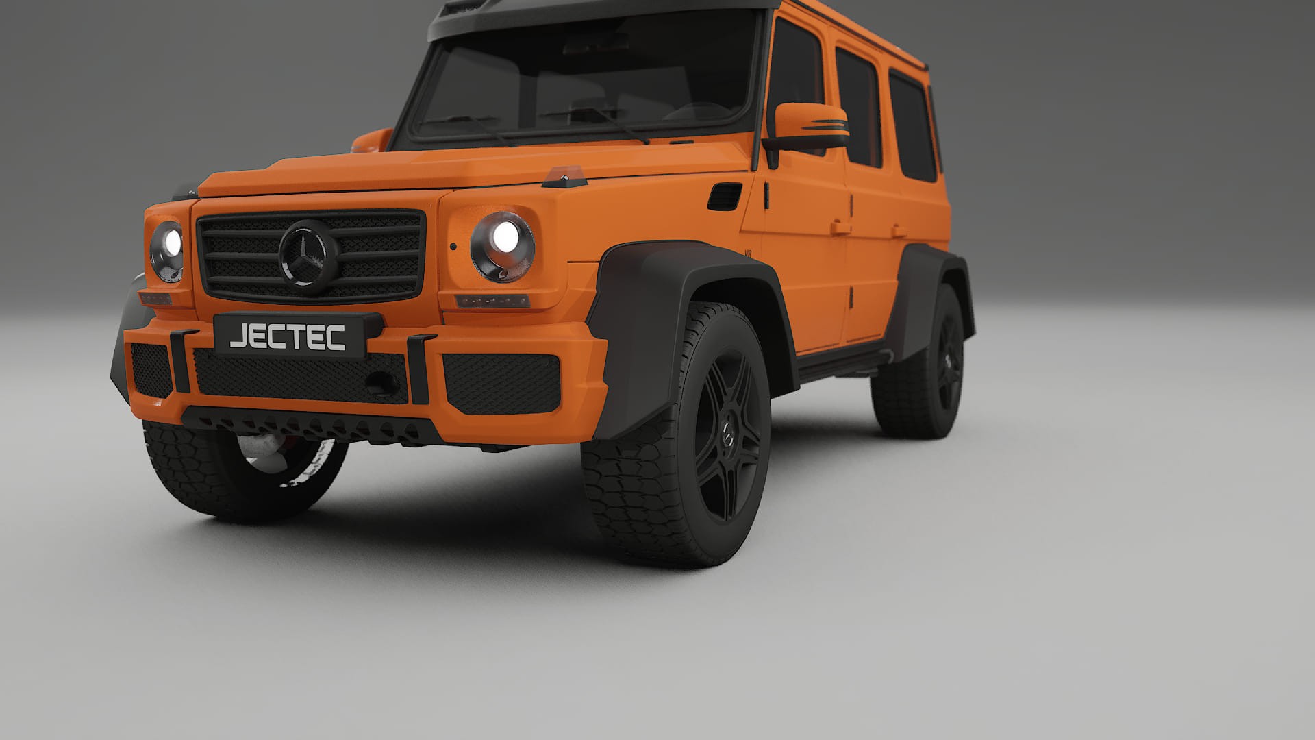 Mercedes G class 4x4 W463 TPU Lackskyddsfilm | ROCKET Färgskiftande PPF – Komplett Förskuret Kit
