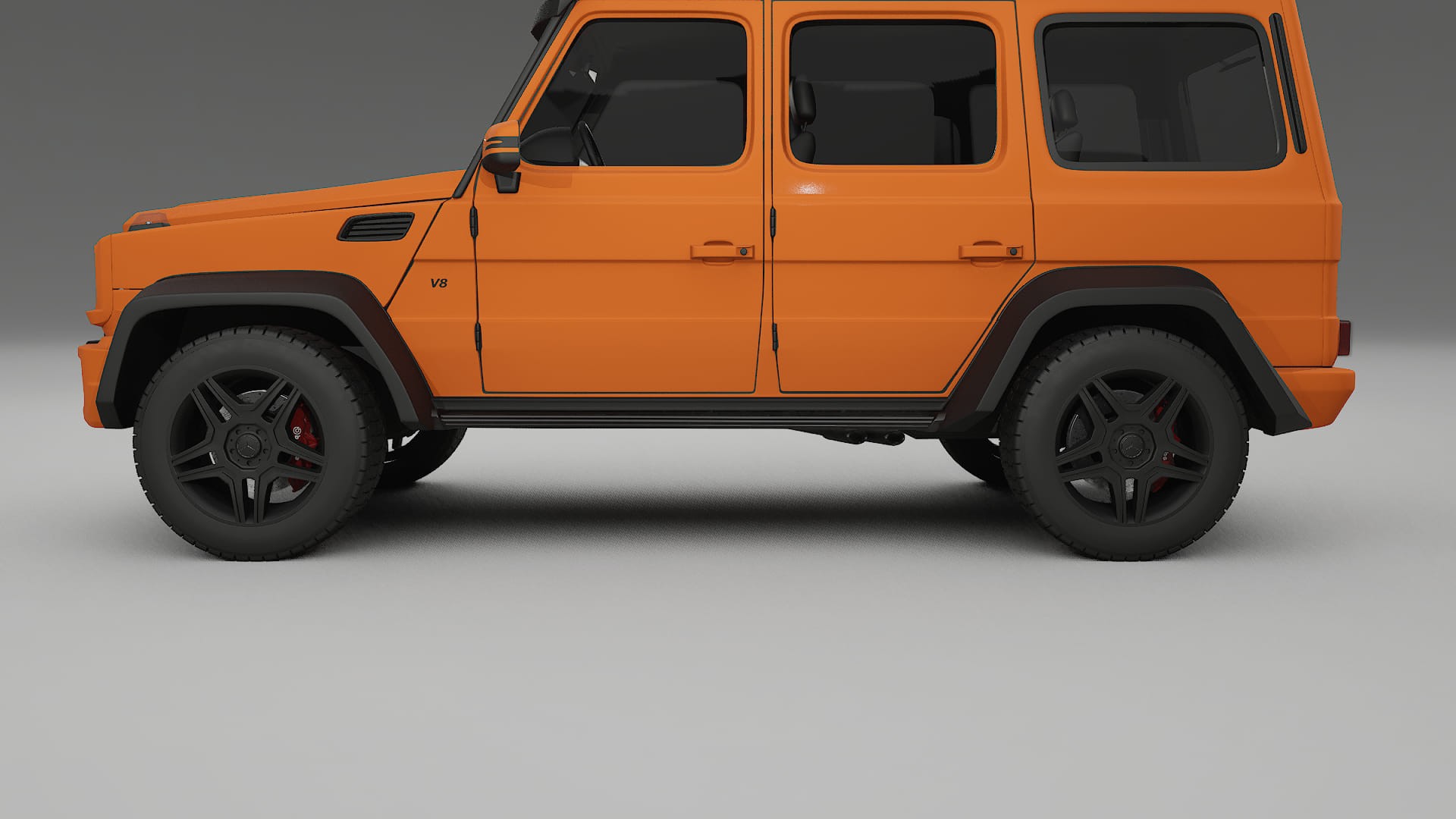 Mercedes G class 4x4 W463 TPU Lackskyddsfilm | ROCKET Färgskiftande PPF – Komplett Förskuret Kit