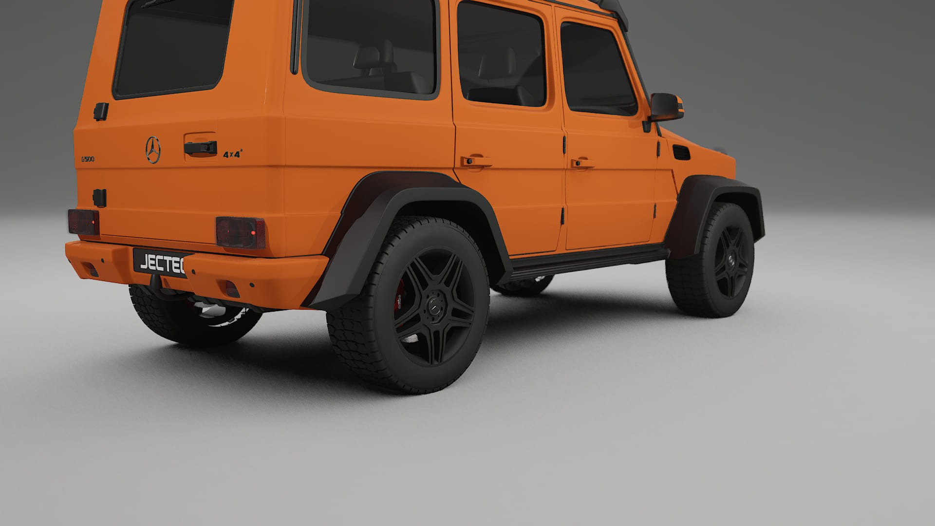 Mercedes G class 4x4 W463 TPU Lackskyddsfilm | ROCKET Färgskiftande PPF – Komplett Förskuret Kit