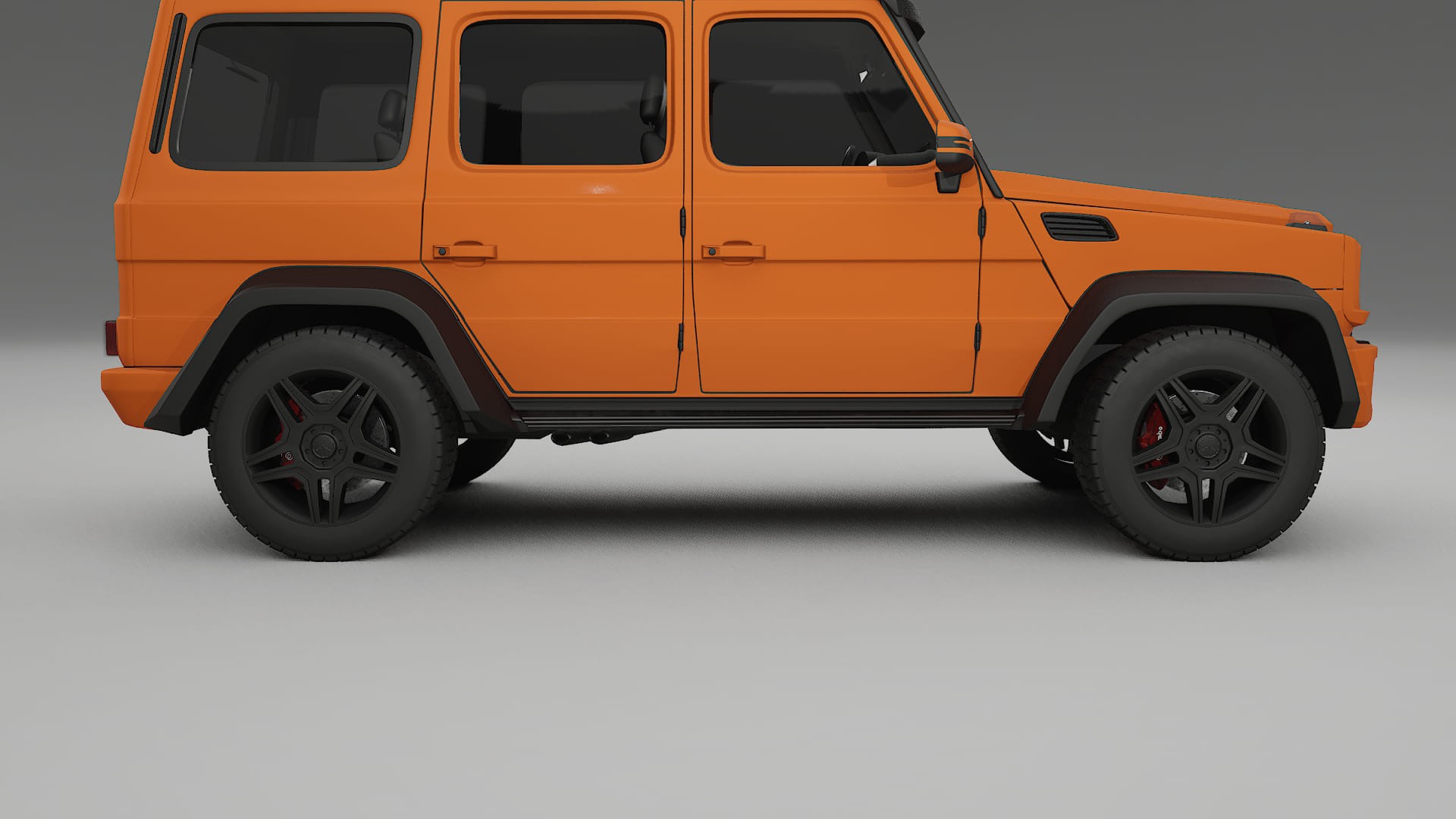 Mercedes G class 4x4 W463 TPU Lackskyddsfilm | ROCKET Färgskiftande PPF – Komplett Förskuret Kit