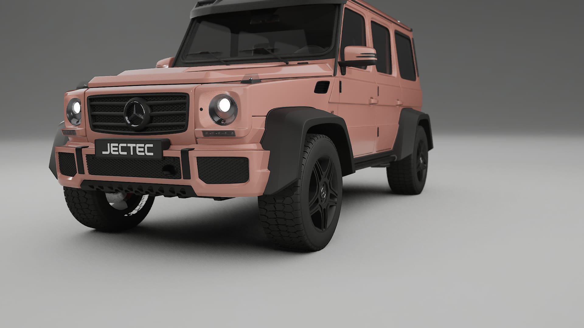 Mercedes G class 4x4 W463 TPU Lackskyddsfilm | BLUSH Färgskiftande PPF – Komplett Förskuret Kit