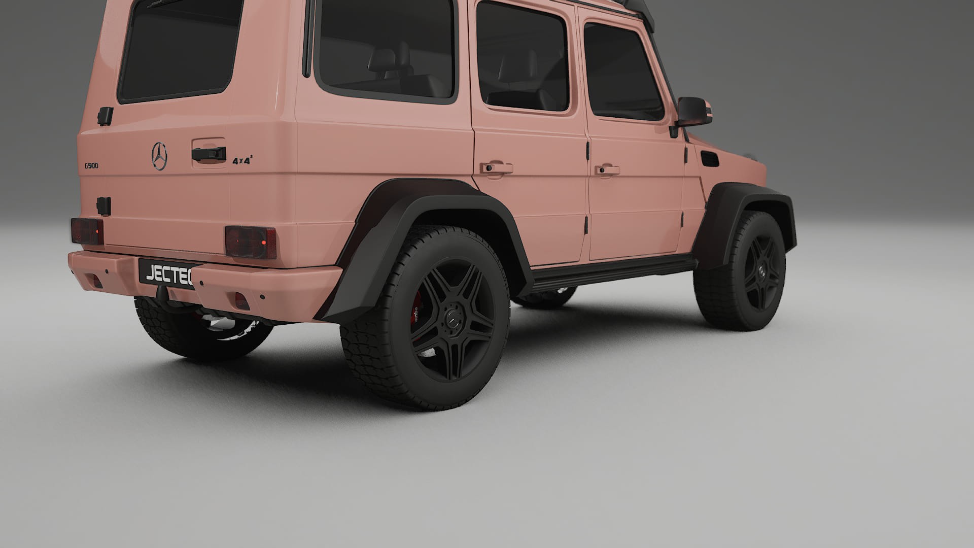 Mercedes G class 4x4 W463 TPU Lackskyddsfilm | BLUSH Färgskiftande PPF – Komplett Förskuret Kit