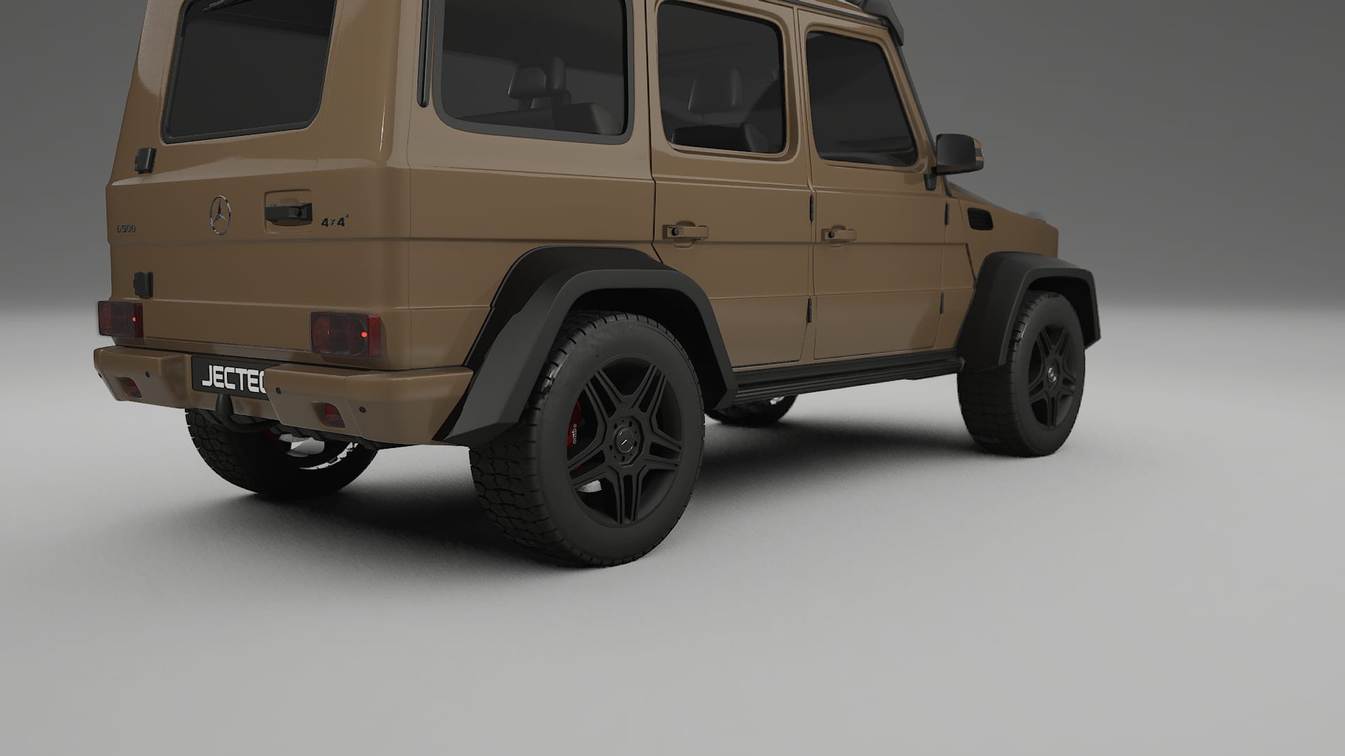Mercedes G class 4x4 W463 TPU Lackskyddsfilm | SAHARA Färgskiftande PPF – Komplett Förskuret Kit