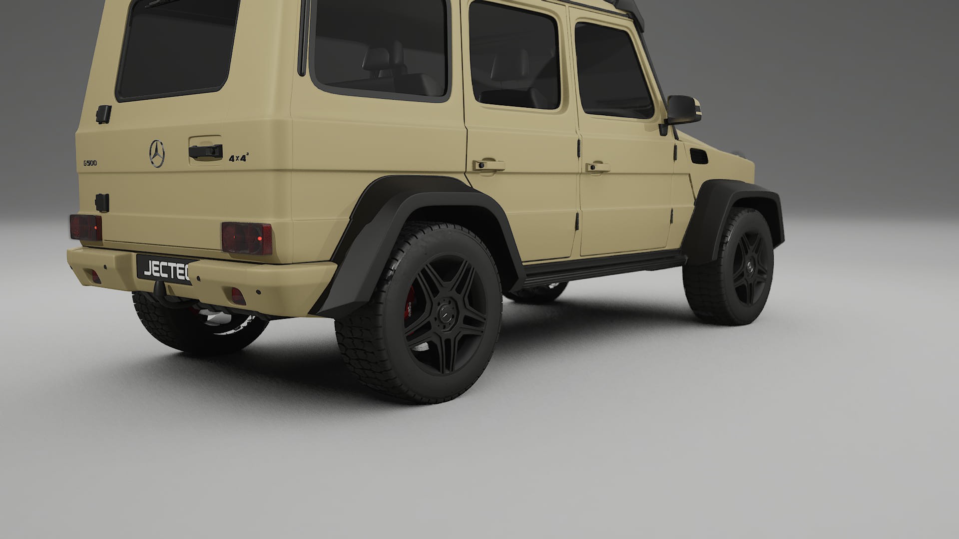 Mercedes G class 4x4 W463 TPU Lackskyddsfilm | SAND Färgskiftande PPF – Komplett Förskuret Kit