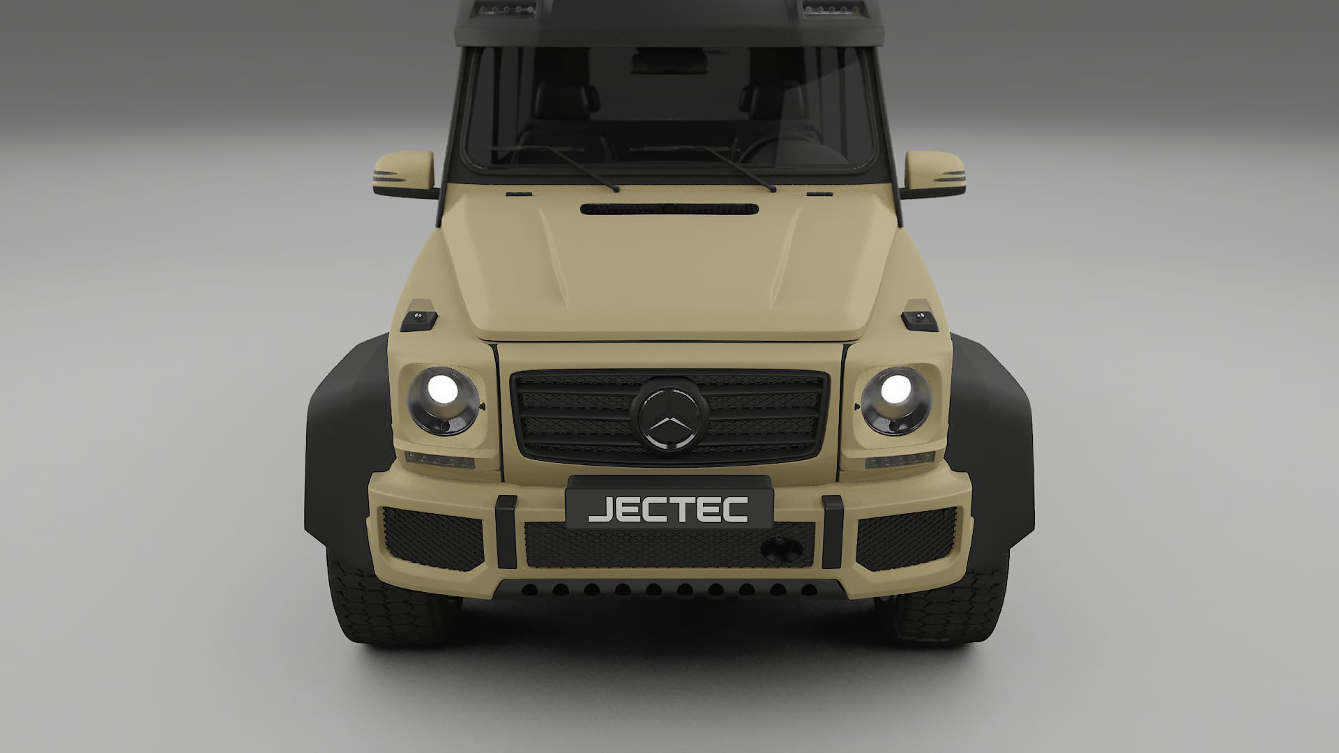 Mercedes G class 4x4 W463 TPU Lackskyddsfilm | SAND Färgskiftande PPF – Komplett Förskuret Kit