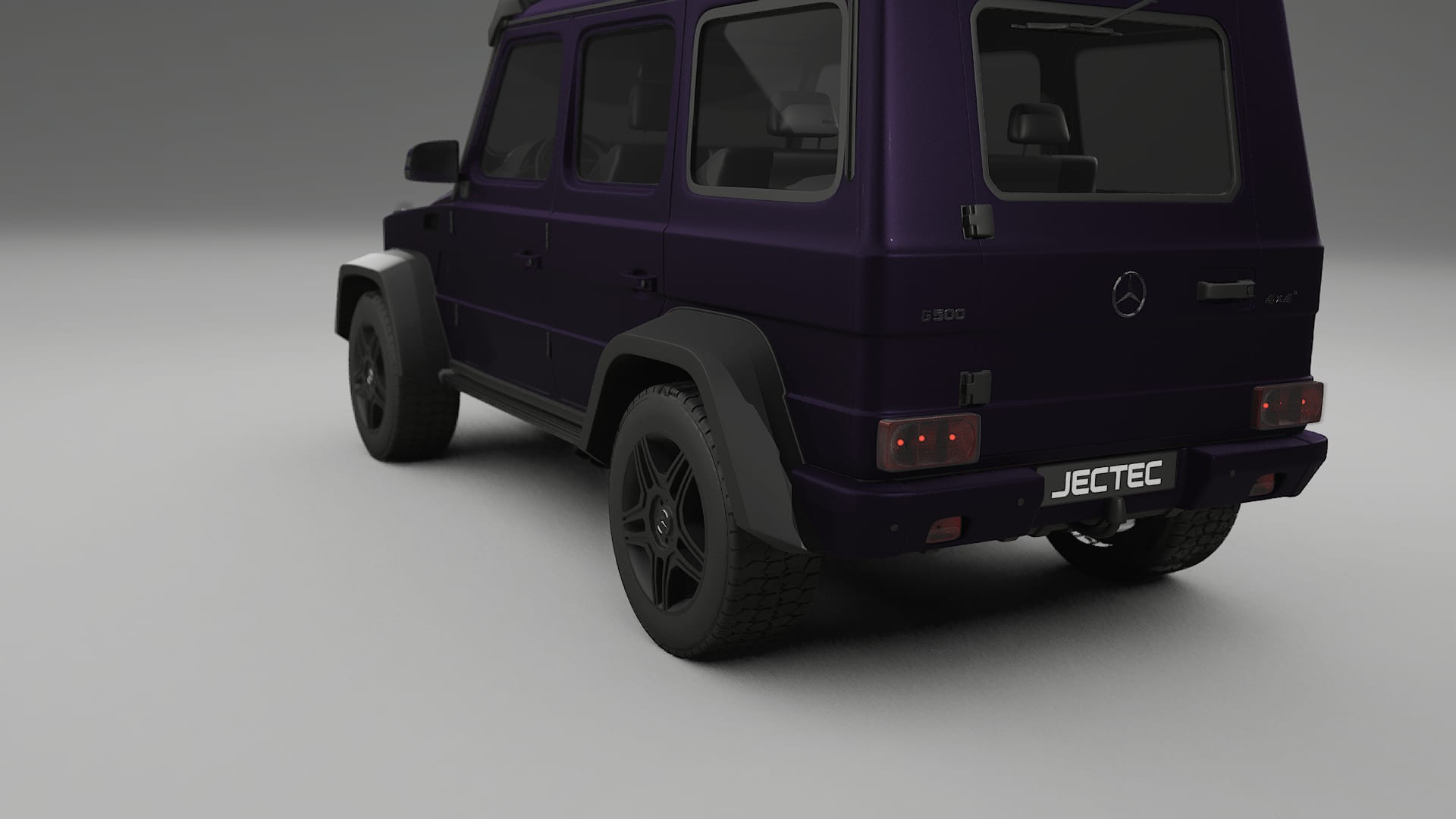 Mercedes G class 4x4 W463 TPU Lackskyddsfilm | VIOLET Färgskiftande PPF – Komplett Förskuret Kit