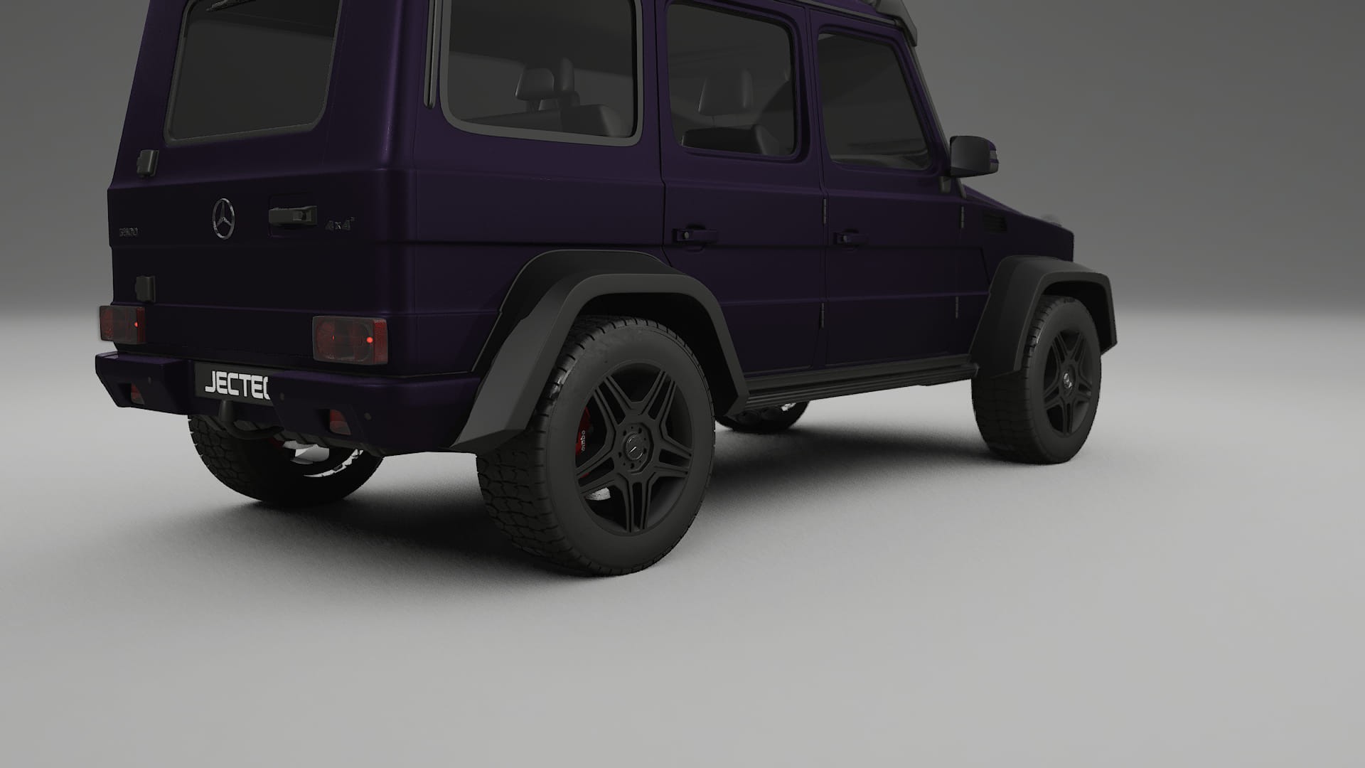 Mercedes G class 4x4 W463 TPU Lackskyddsfilm | VIOLET Färgskiftande PPF – Komplett Förskuret Kit