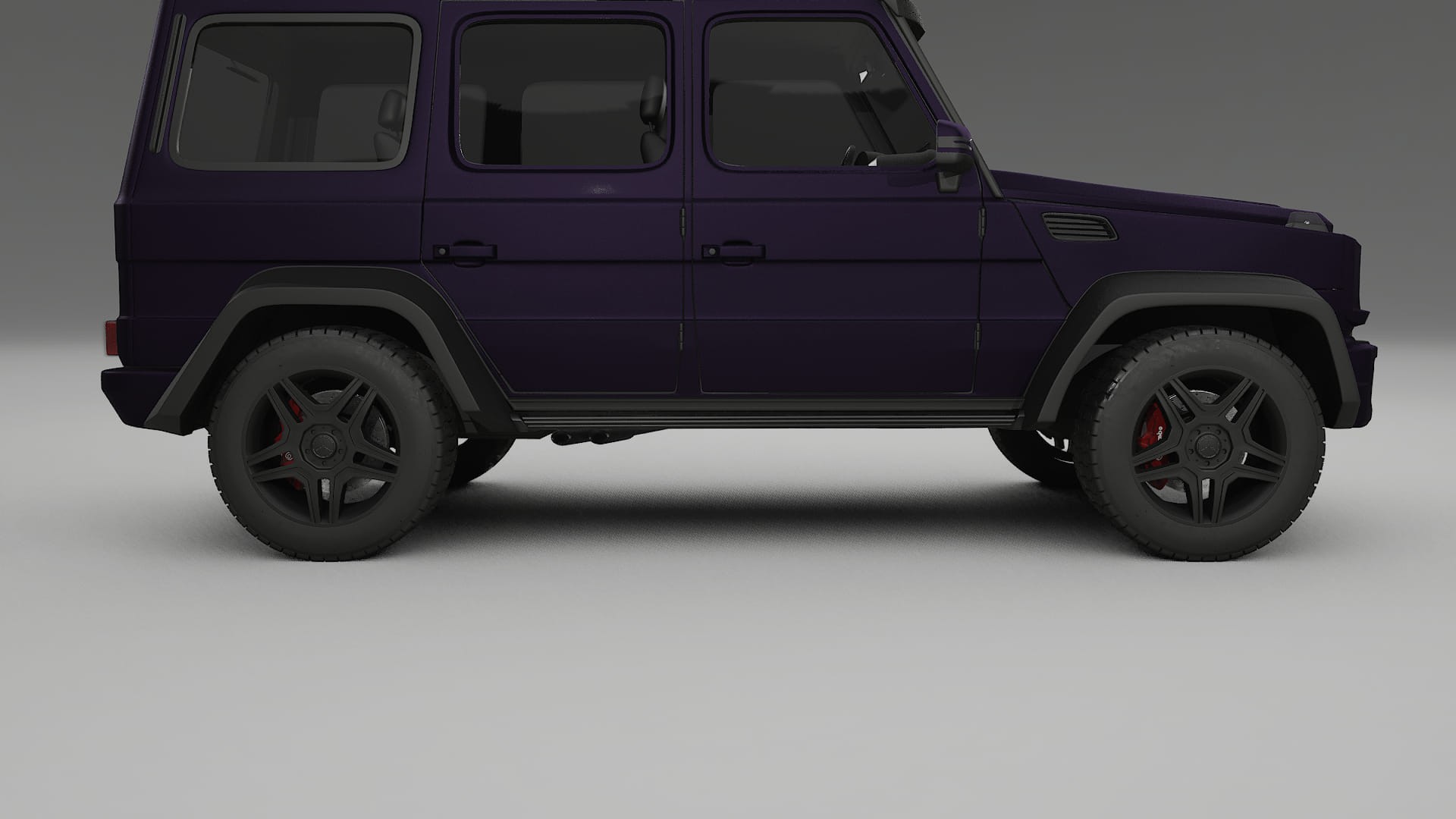 Mercedes G class 4x4 W463 TPU Lackskyddsfilm | VIOLET Färgskiftande PPF – Komplett Förskuret Kit