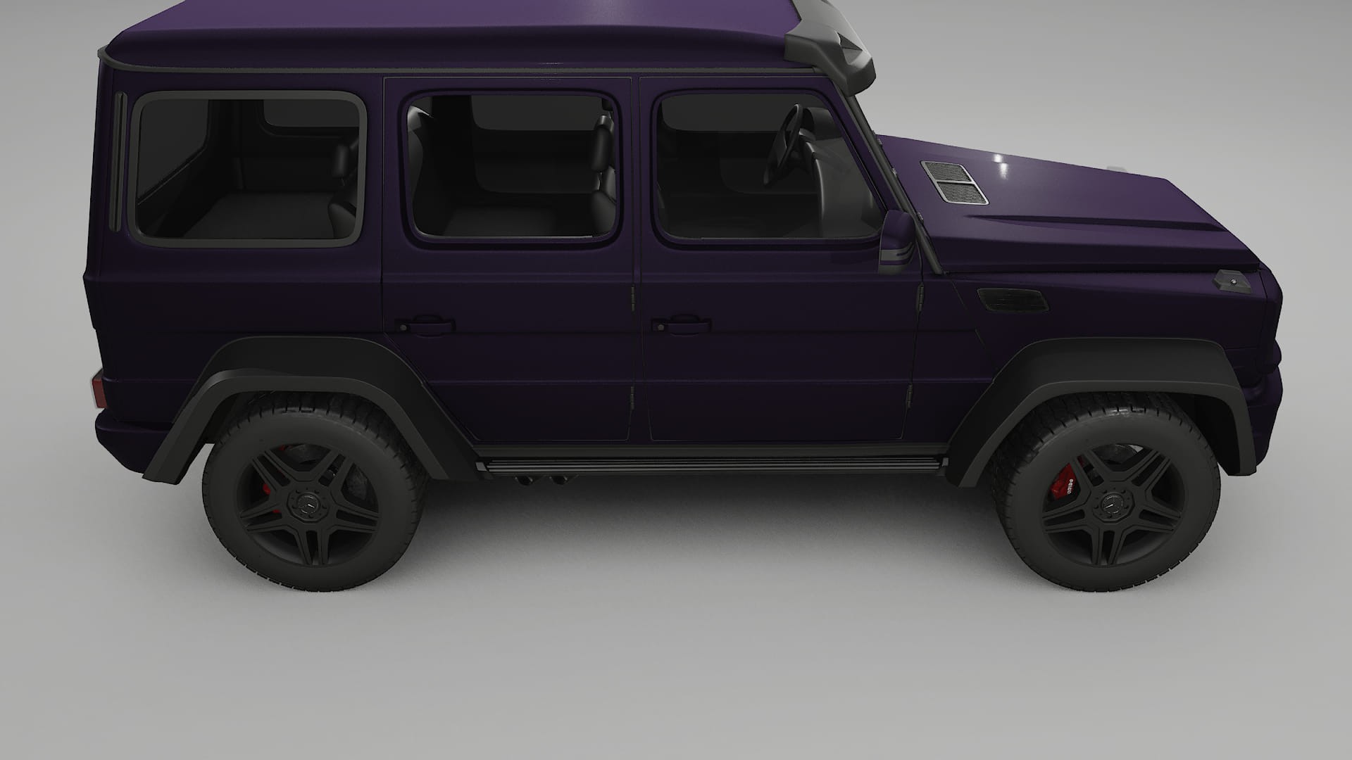 Mercedes G class 4x4 W463 TPU Lackskyddsfilm | VIOLET Färgskiftande PPF – Komplett Förskuret Kit