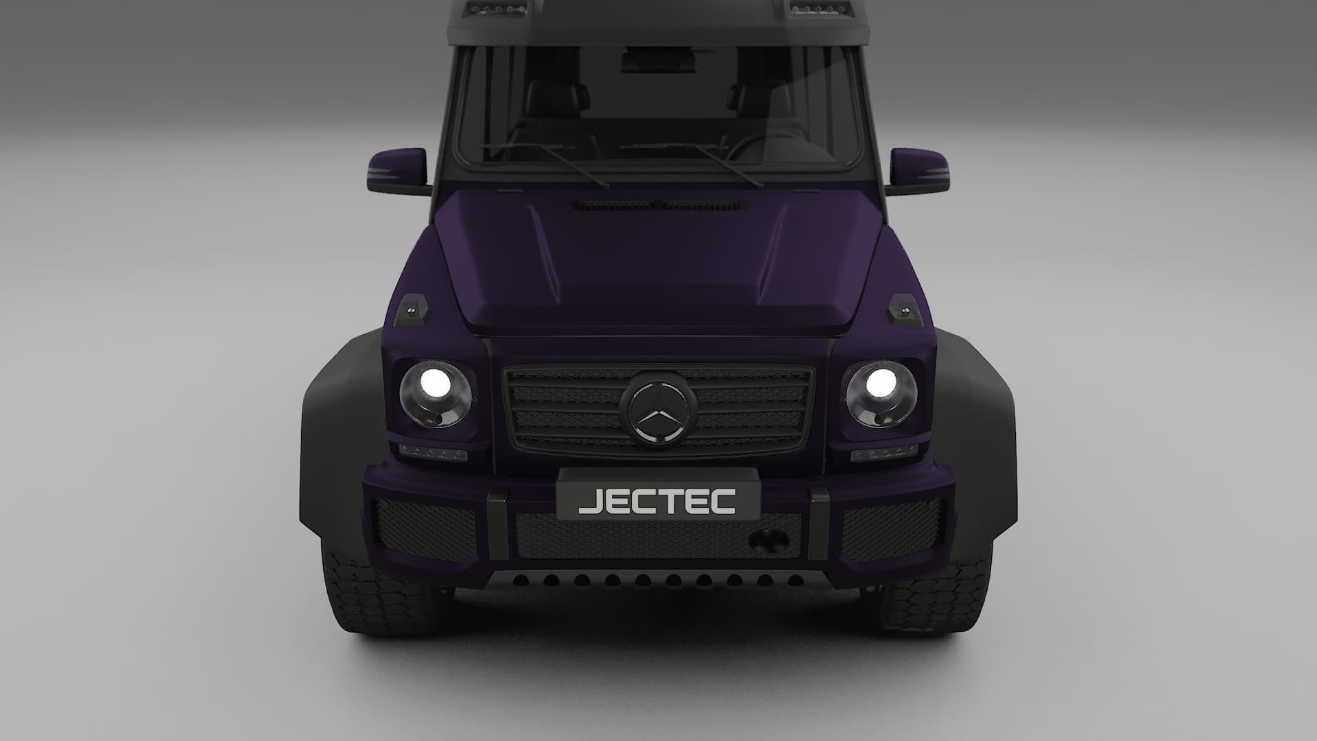 Mercedes G class 4x4 W463 TPU Lackskyddsfilm | VIOLET Färgskiftande PPF – Komplett Förskuret Kit