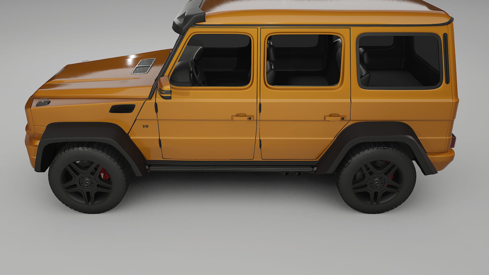 Mercedes G class 4x4 W463 TPU Lackskyddsfilm | DAISY Färgskiftande PPF – Komplett Förskuret Kit