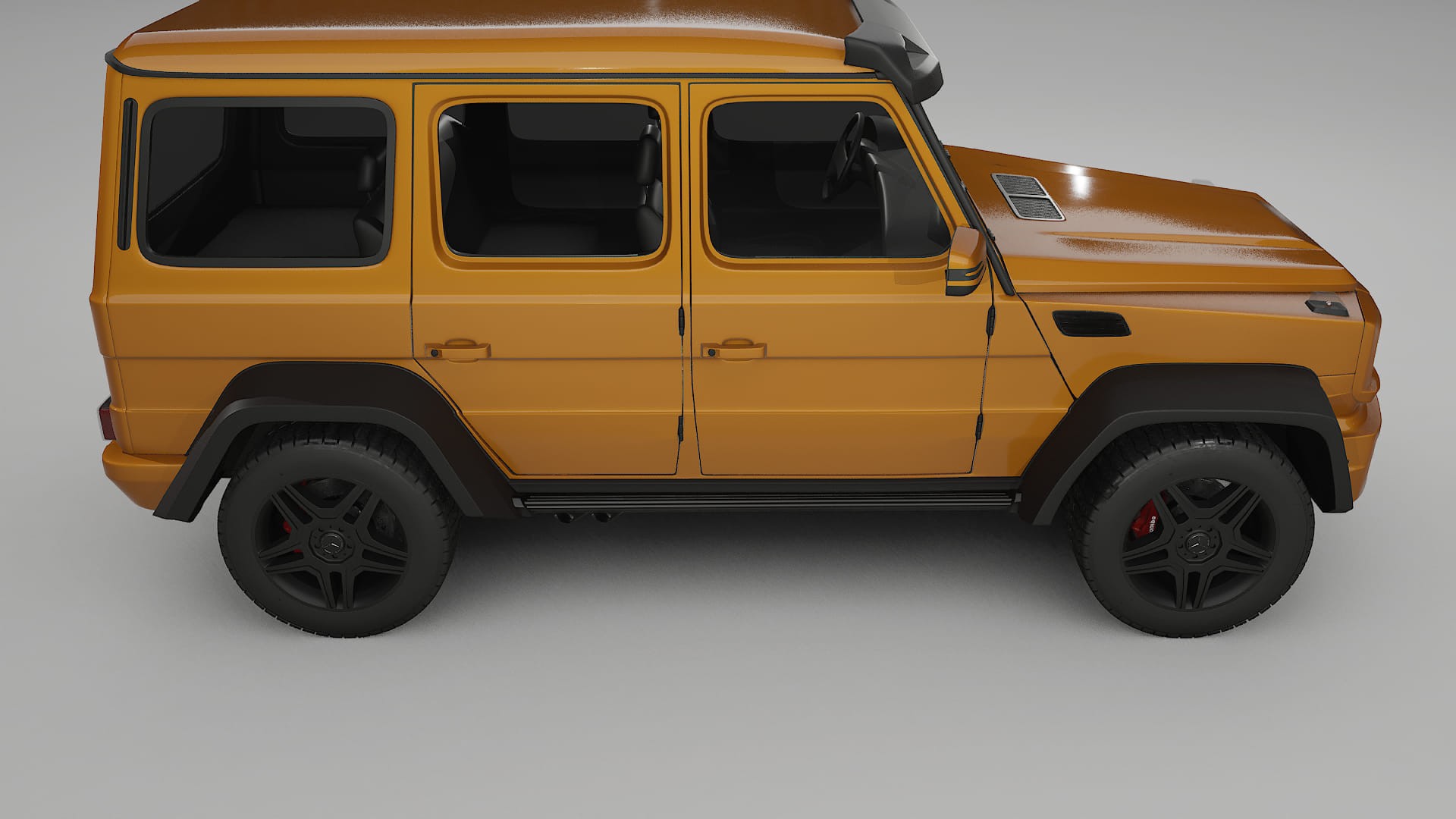 Mercedes G class 4x4 W463 TPU Lackskyddsfilm | DAISY Färgskiftande PPF – Komplett Förskuret Kit