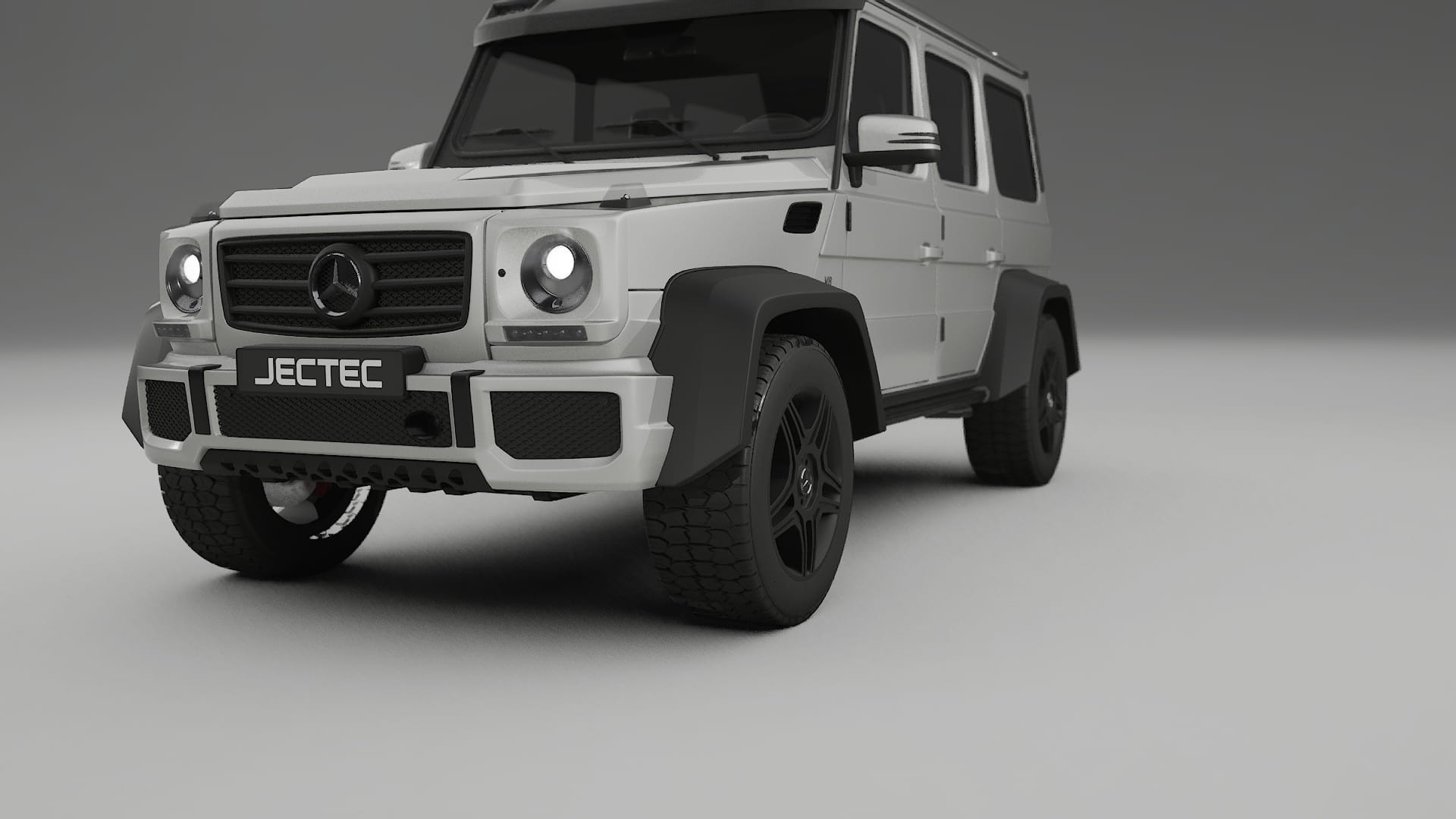 Mercedes G class 4x4 W463 TPU Lackskyddsfilm | PEARL Färgskiftande PPF – Komplett Förskuret Kit