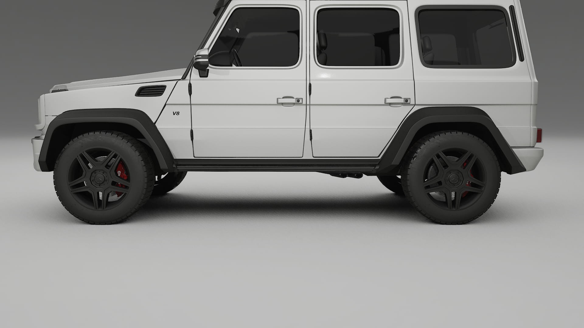 Mercedes G class 4x4 W463 TPU Lackskyddsfilm | PEARL Färgskiftande PPF – Komplett Förskuret Kit