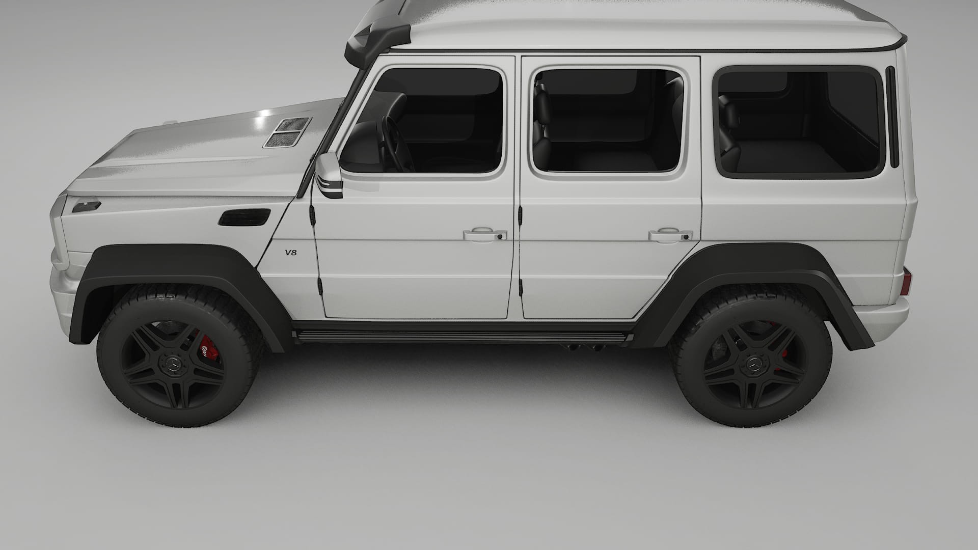 Mercedes G class 4x4 W463 TPU Lackskyddsfilm | PEARL Färgskiftande PPF – Komplett Förskuret Kit