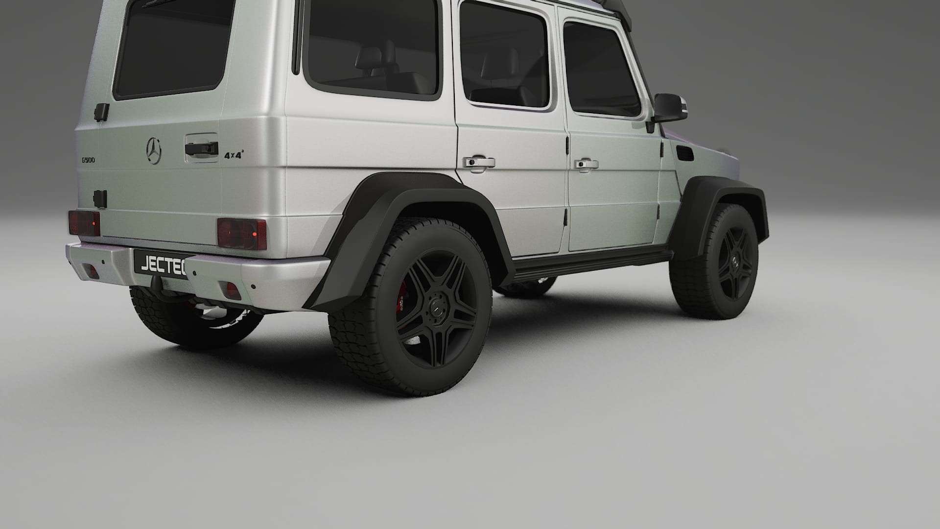 Mercedes G class 4x4 W463 TPU Lackskyddsfilm | NEBULA Färgskiftande PPF – Komplett Förskuret Kit
