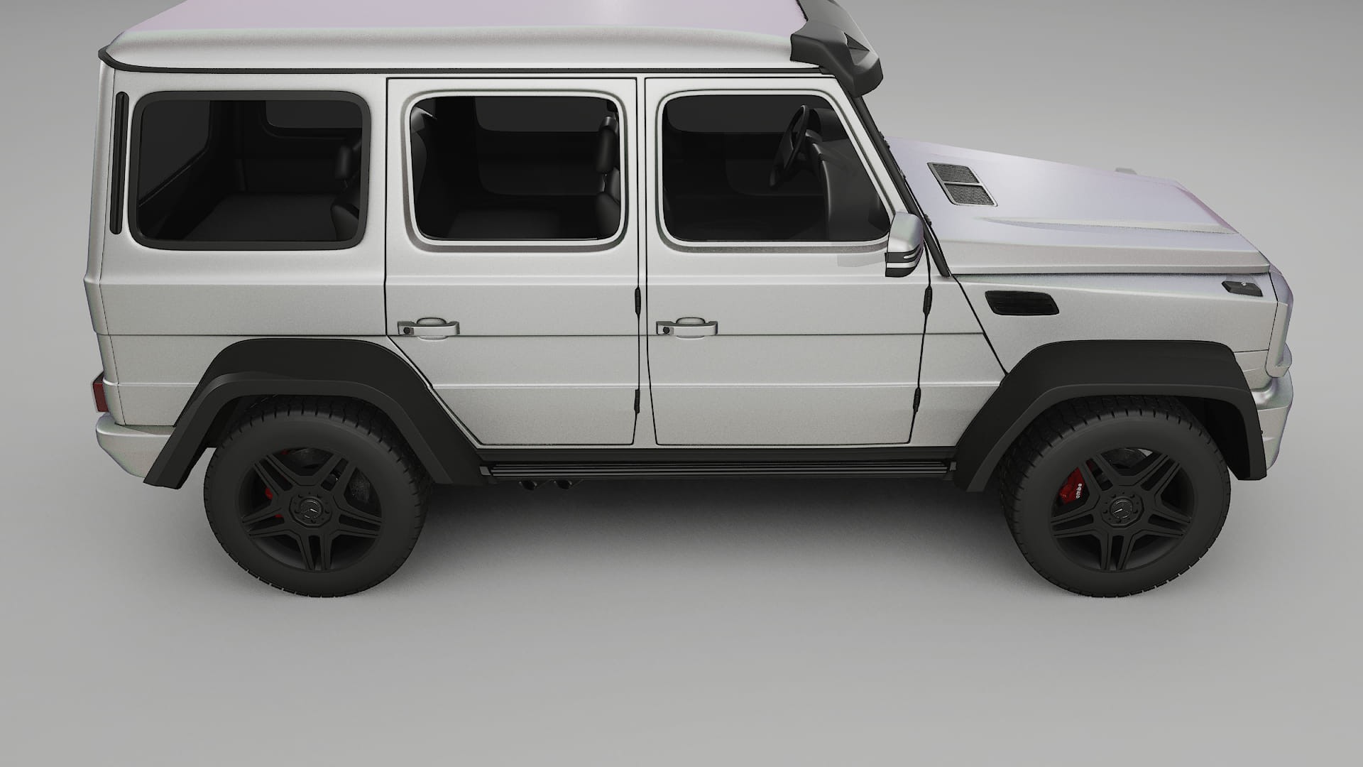 Mercedes G class 4x4 W463 TPU Lackskyddsfilm | NEBULA Färgskiftande PPF – Komplett Förskuret Kit