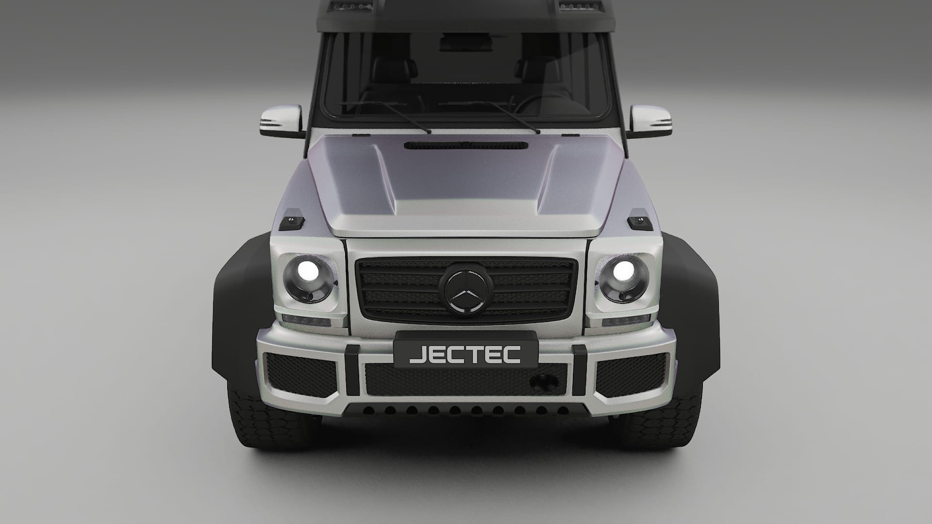 Mercedes G class 4x4 W463 TPU Lackskyddsfilm | NEBULA Färgskiftande PPF – Komplett Förskuret Kit