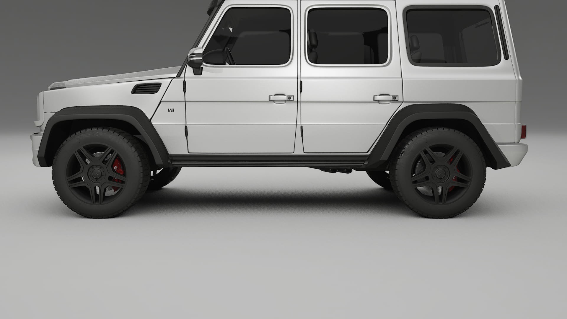 Mercedes G class 4x4 W463 TPU Lackskyddsfilm | OPAL Färgskiftande PPF – Komplett Förskuret Kit