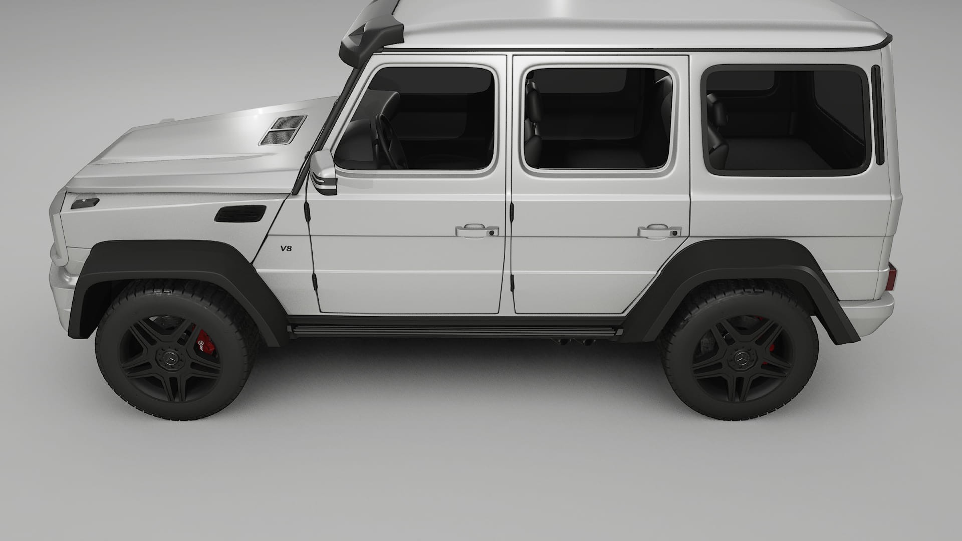 Mercedes G class 4x4 W463 TPU Lackskyddsfilm | OPAL Färgskiftande PPF – Komplett Förskuret Kit