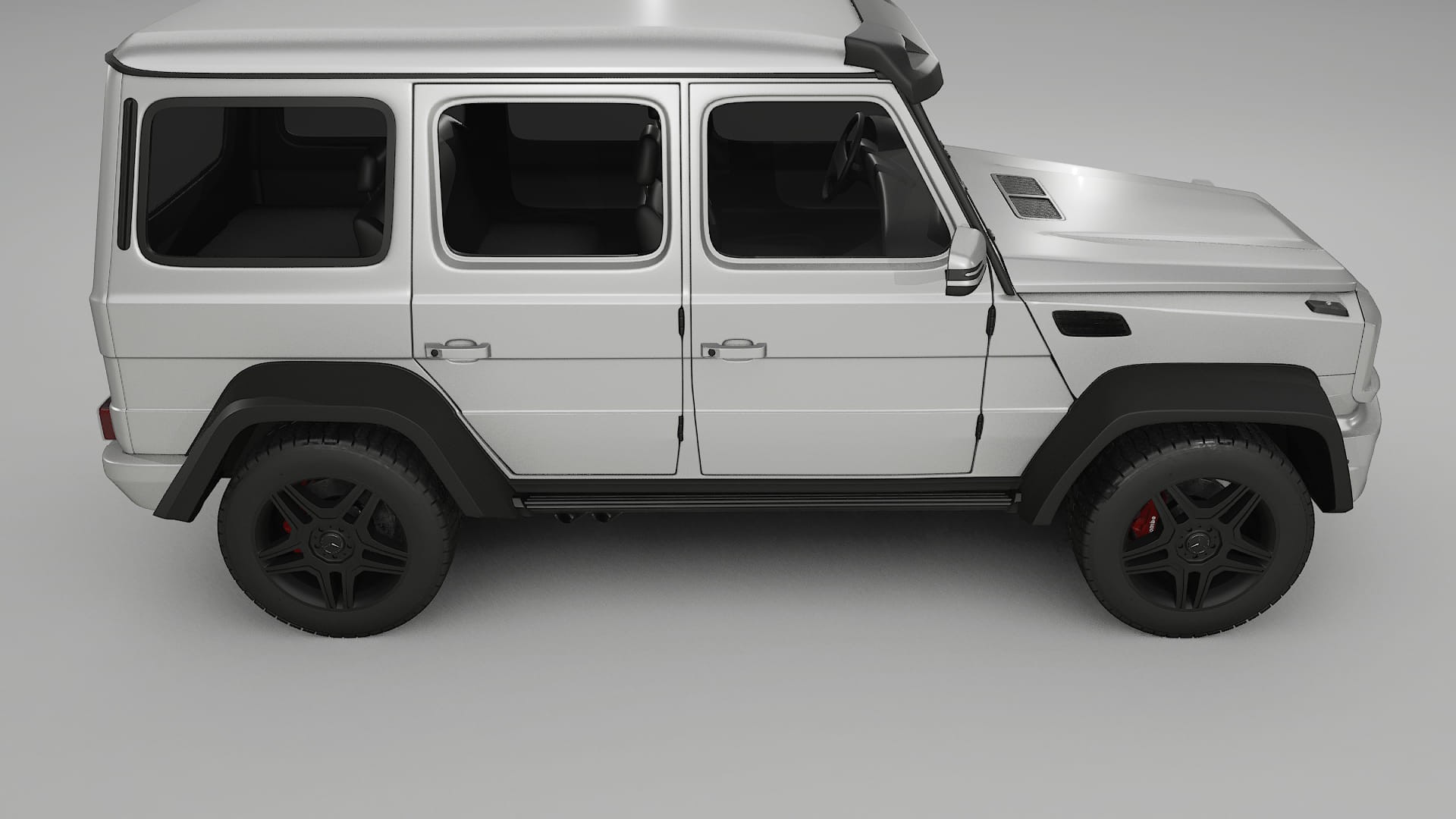Mercedes G class 4x4 W463 TPU Lackskyddsfilm | OPAL Färgskiftande PPF – Komplett Förskuret Kit