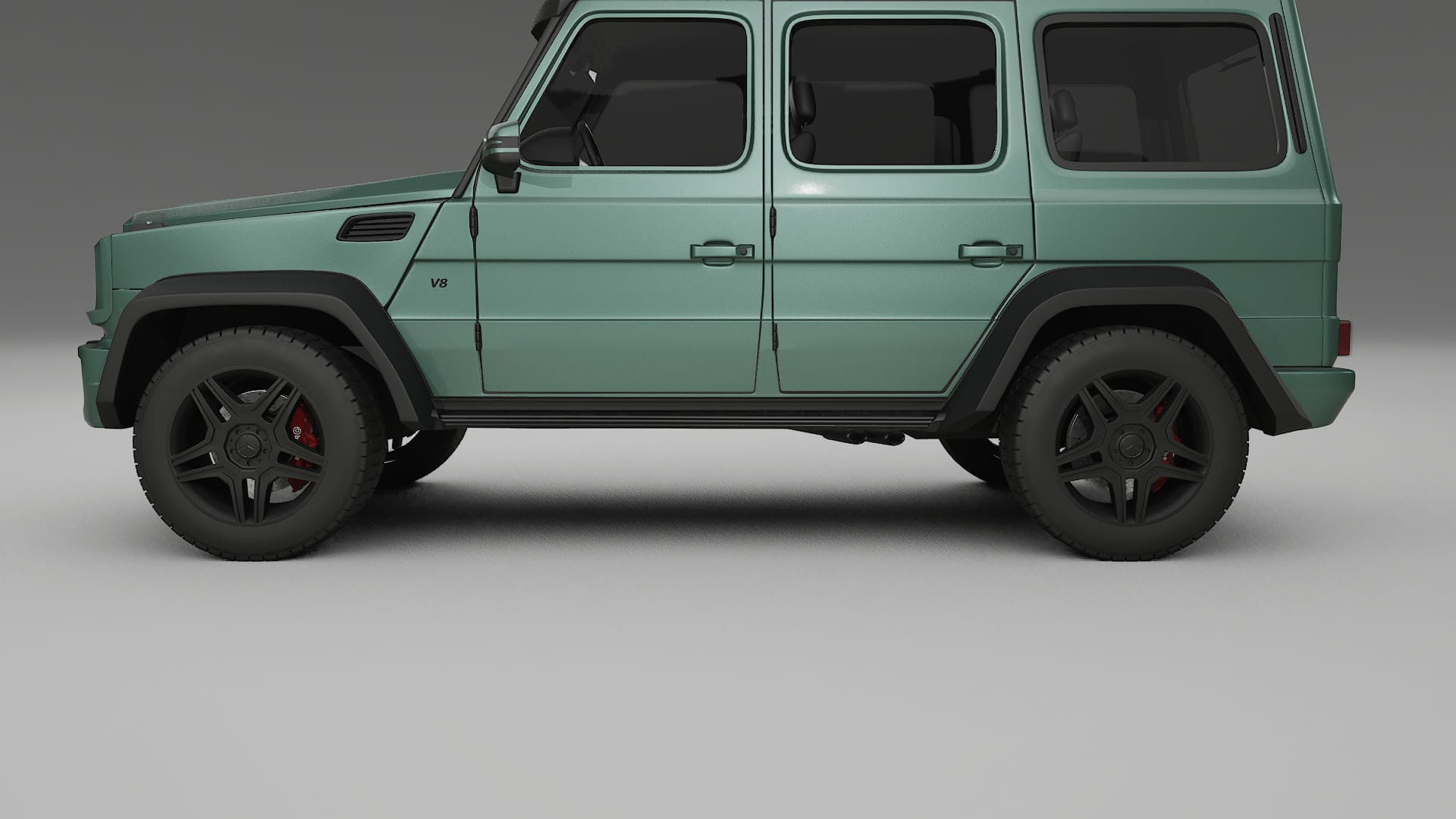 Mercedes G class 4x4 W463 TPU Lackskyddsfilm | EVERGREEN Färgskiftande PPF – Komplett Förskuret Kit