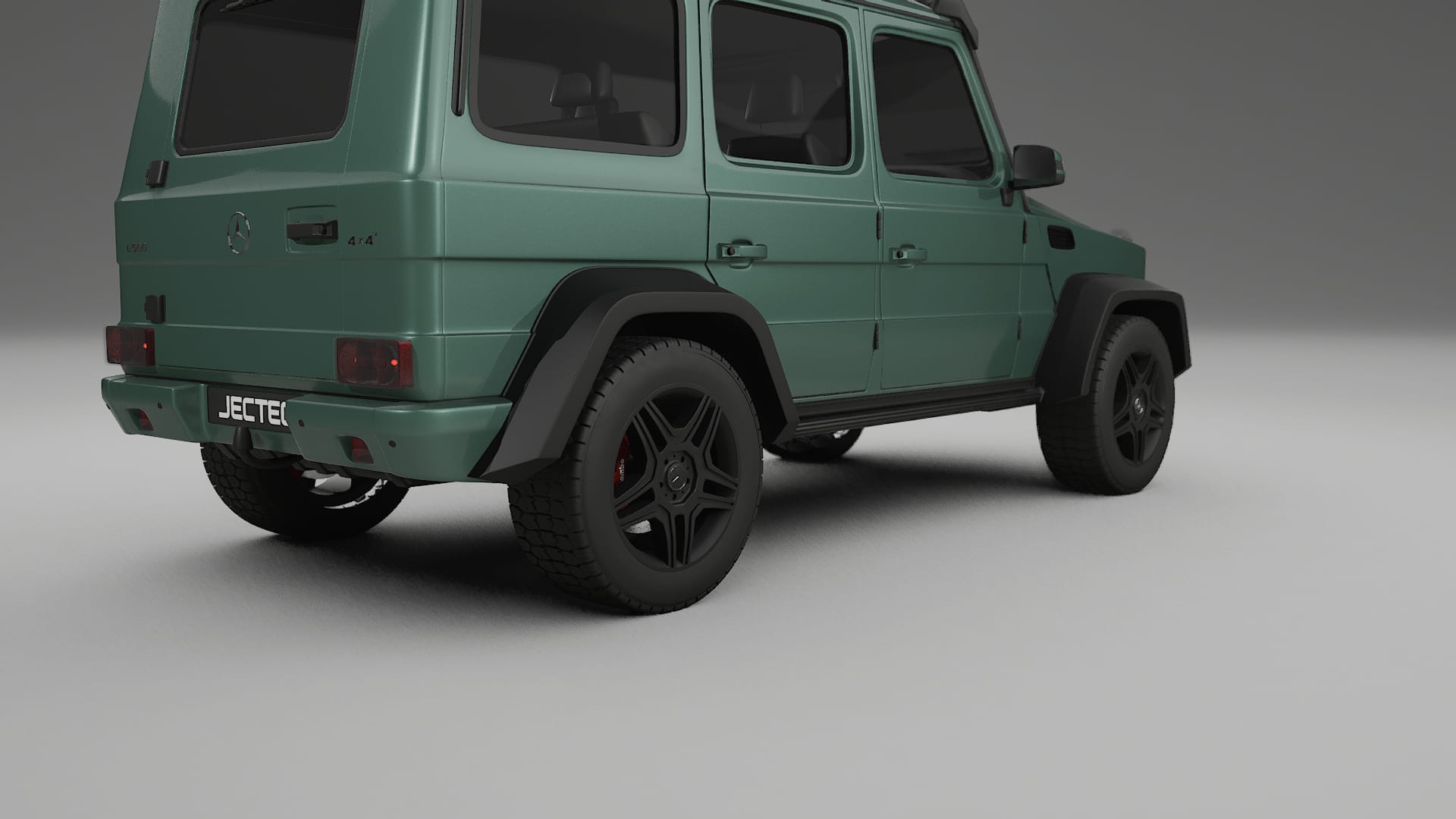 Mercedes G class 4x4 W463 TPU Lackskyddsfilm | EVERGREEN Färgskiftande PPF – Komplett Förskuret Kit