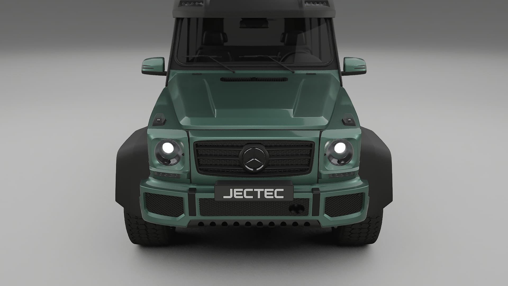 Mercedes G class 4x4 W463 TPU Lackskyddsfilm | EVERGREEN Färgskiftande PPF – Komplett Förskuret Kit