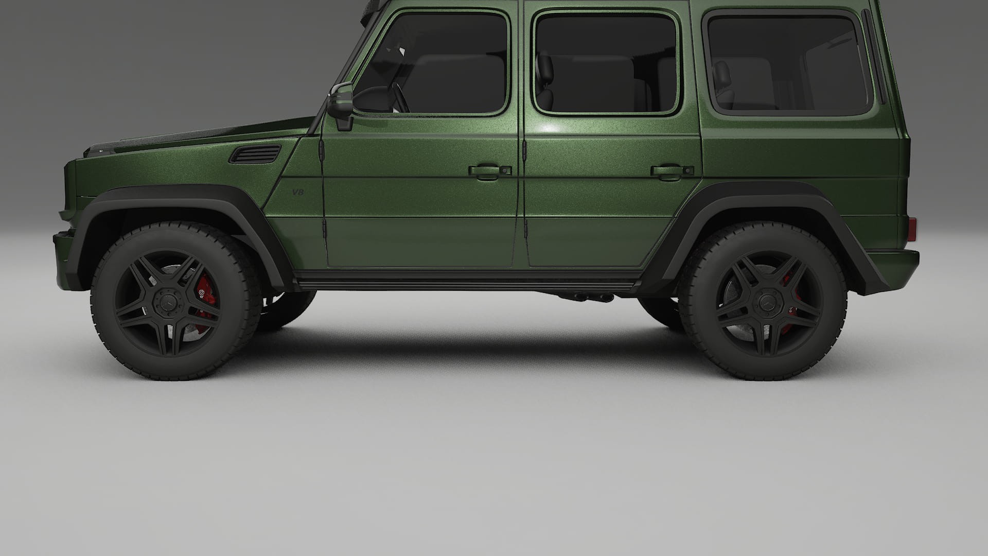 Mercedes G class 4x4 W463 TPU Lackskyddsfilm | LAGOON Färgskiftande PPF – Komplett Förskuret Kit