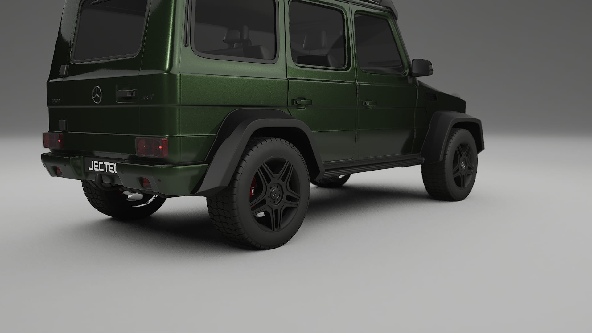 Mercedes G class 4x4 W463 TPU Lackskyddsfilm | LAGOON Färgskiftande PPF – Komplett Förskuret Kit