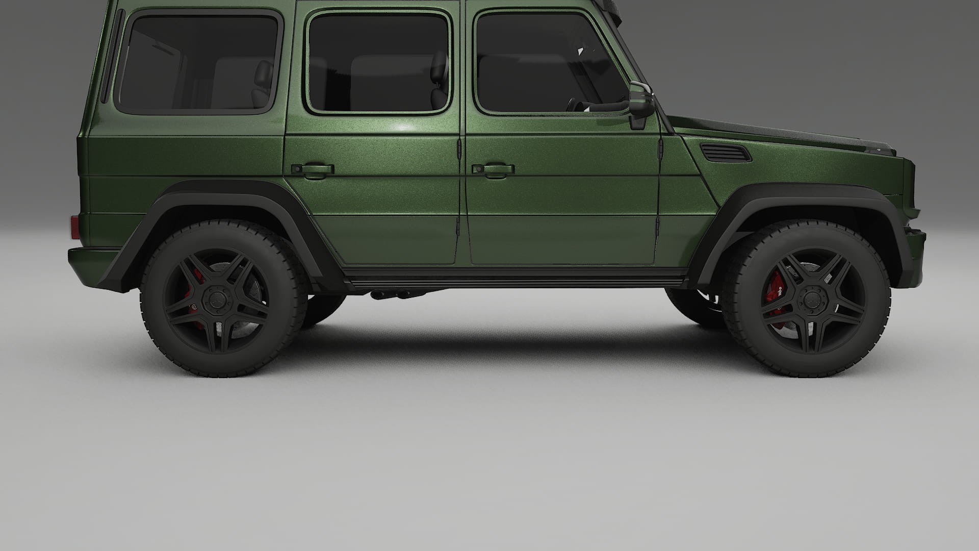 Mercedes G class 4x4 W463 TPU Lackskyddsfilm | LAGOON Färgskiftande PPF – Komplett Förskuret Kit