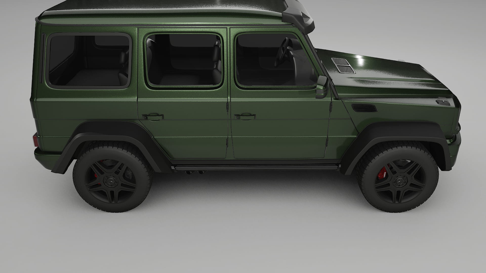 Mercedes G class 4x4 W463 TPU Lackskyddsfilm | LAGOON Färgskiftande PPF – Komplett Förskuret Kit