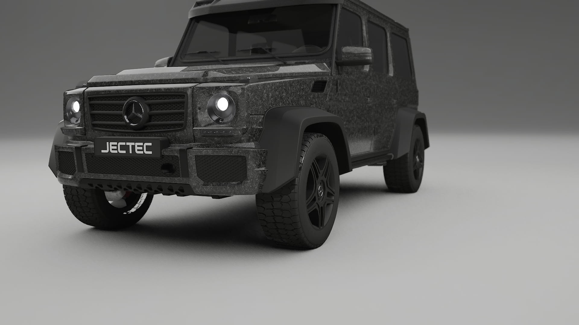 Mercedes G class 4x4 W463 TPU Lackskyddsfilm | FORGED S Färgskiftande PPF – Komplett Förskuret Kit