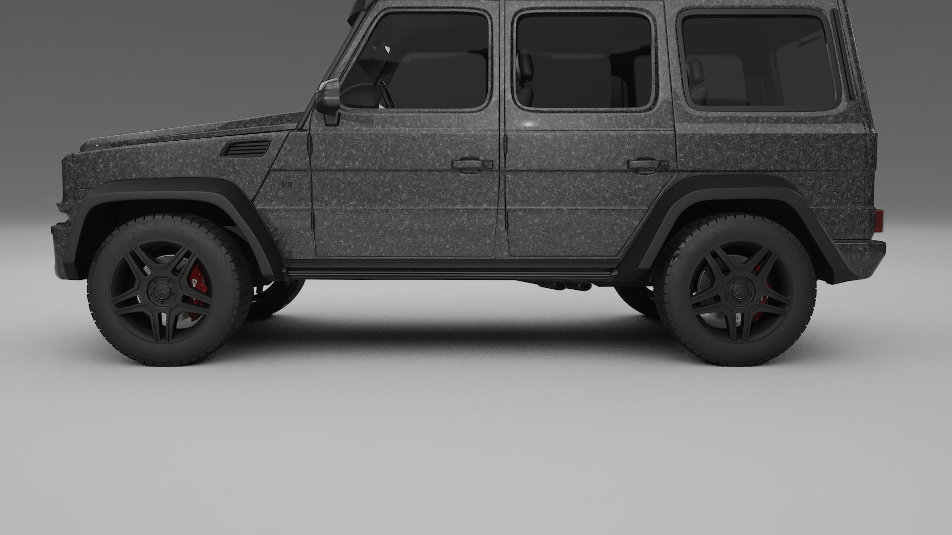 Mercedes G class 4x4 W463 TPU Lackskyddsfilm | FORGED S Färgskiftande PPF – Komplett Förskuret Kit