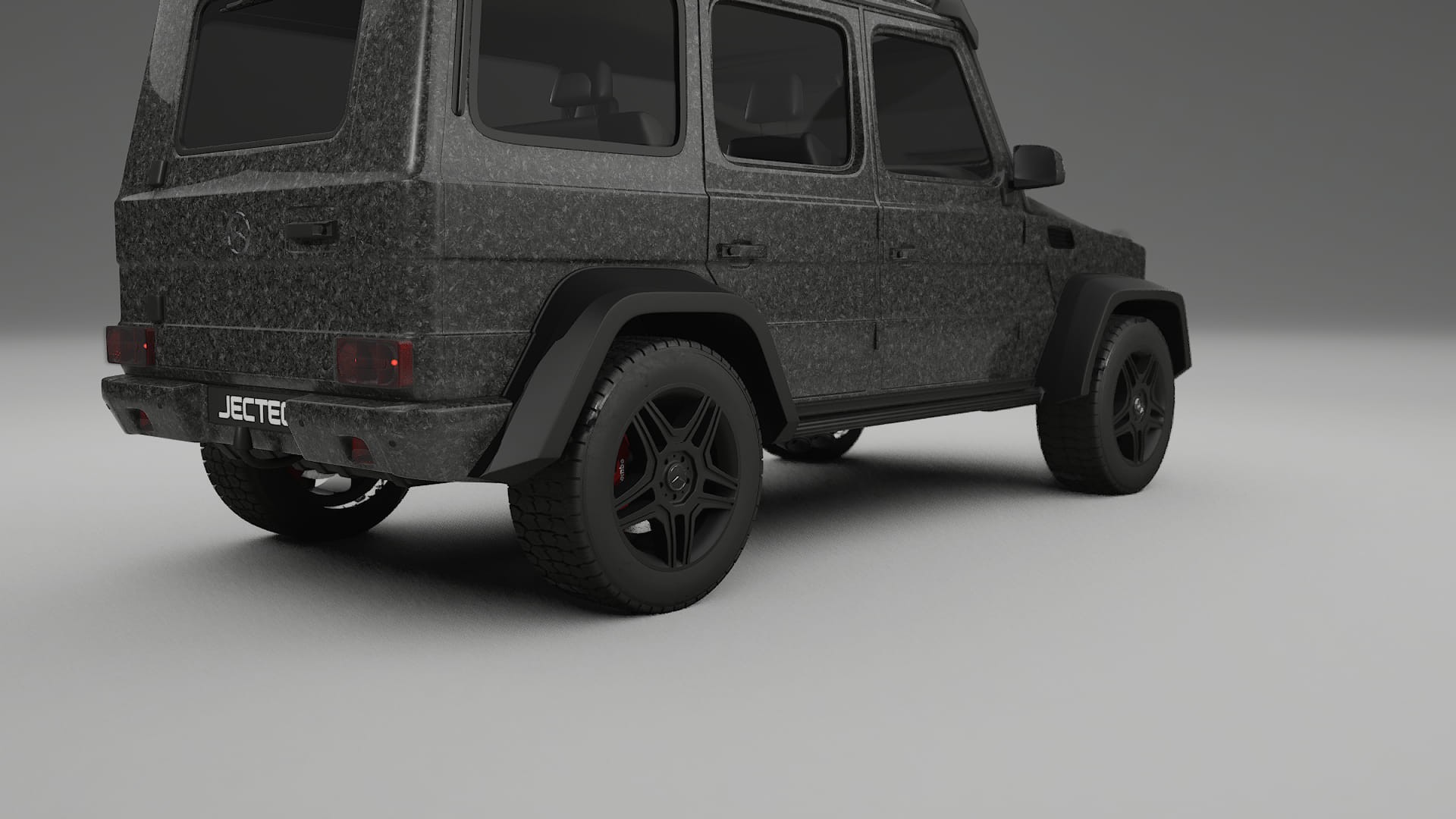 Mercedes G class 4x4 W463 TPU Lackskyddsfilm | FORGED S Färgskiftande PPF – Komplett Förskuret Kit