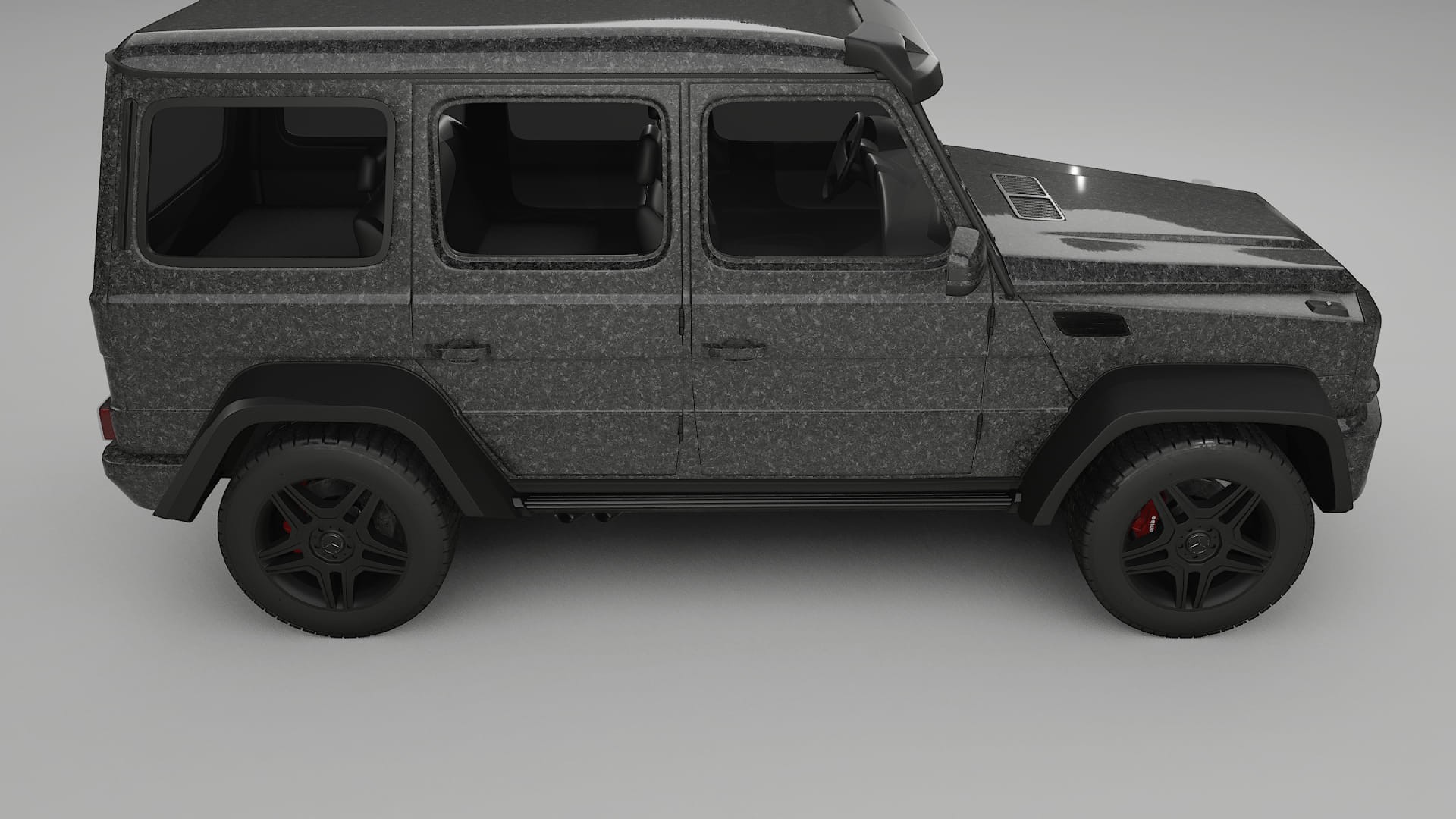 Mercedes G class 4x4 W463 TPU Lackskyddsfilm | FORGED S Färgskiftande PPF – Komplett Förskuret Kit