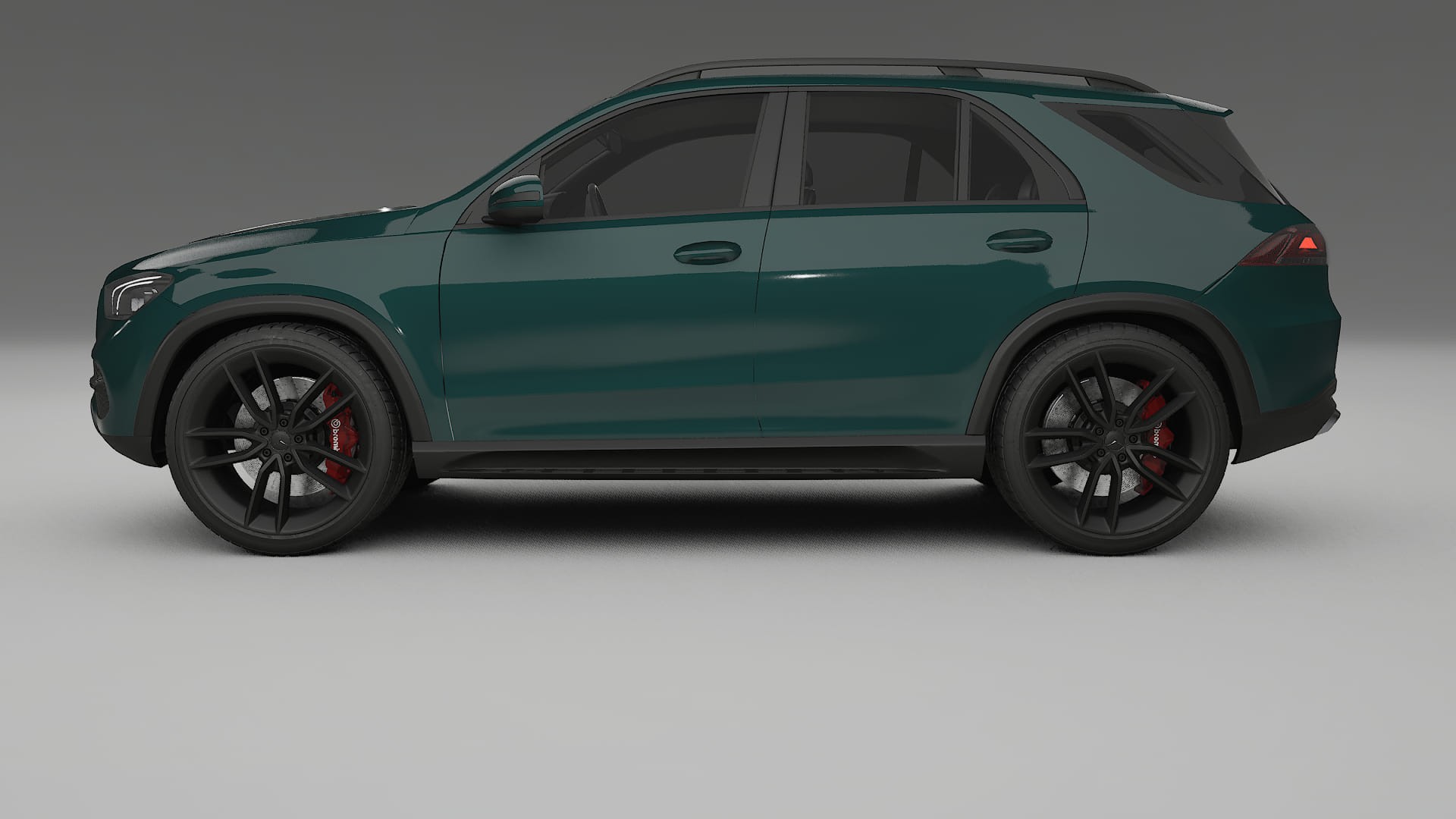 Mercedes GLE W167 TPU Lackskyddsfilm | INFERNO Färgskiftande PPF – Komplett Förskuret Kit