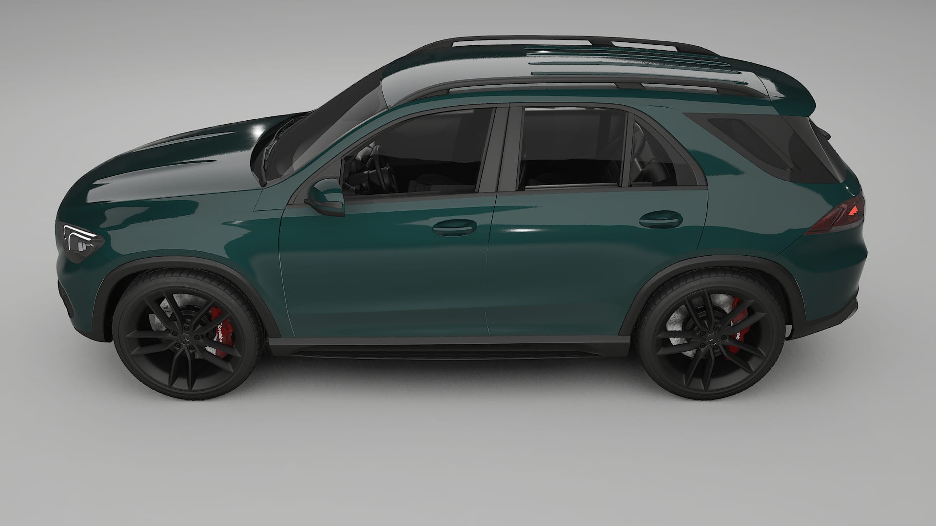 Mercedes GLE W167 TPU Lackskyddsfilm | INFERNO Färgskiftande PPF – Komplett Förskuret Kit