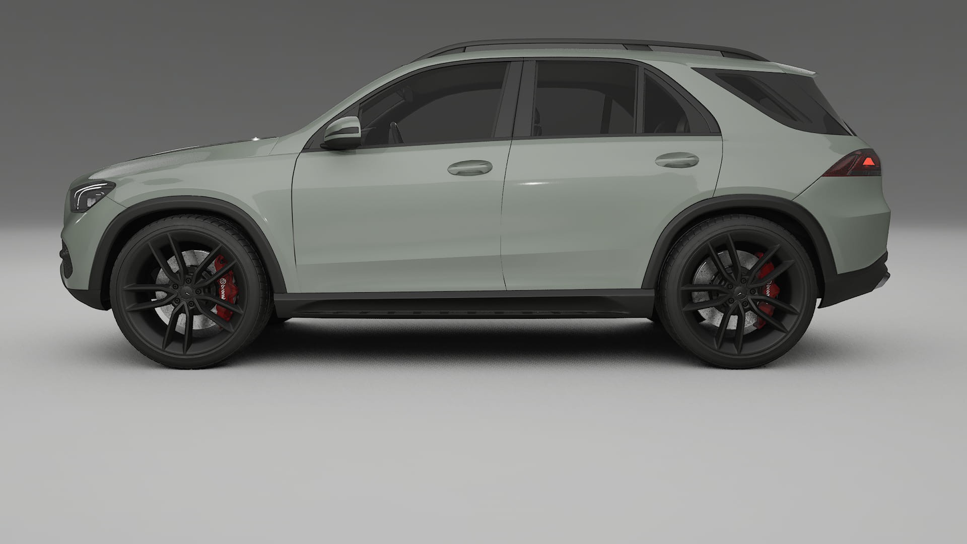 Mercedes GLE W167 TPU Lackskyddsfilm | SLATE Färgskiftande PPF – Komplett Förskuret Kit